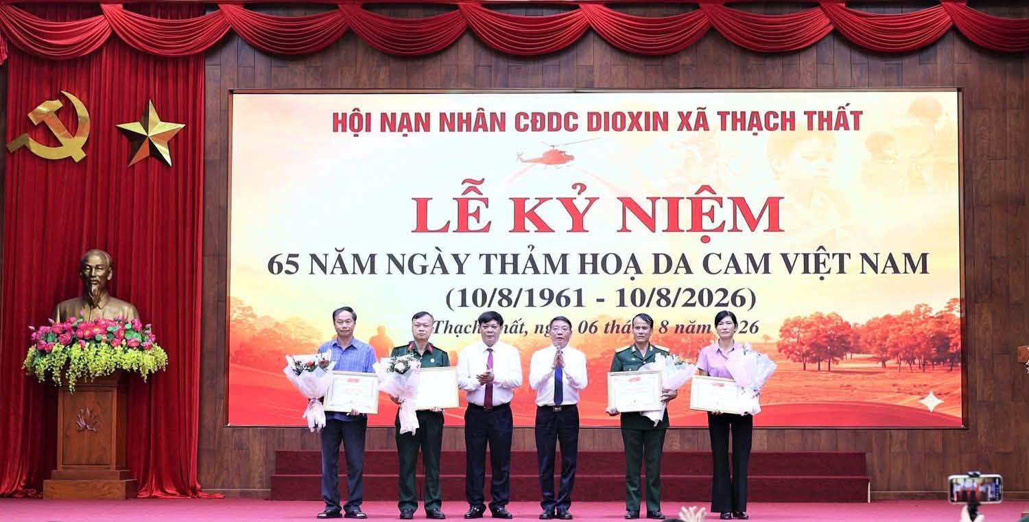 Xã Thạch Thất lan tỏa nghĩa tình, tiếp sức nạn nhân chất độc da cam vượt khó