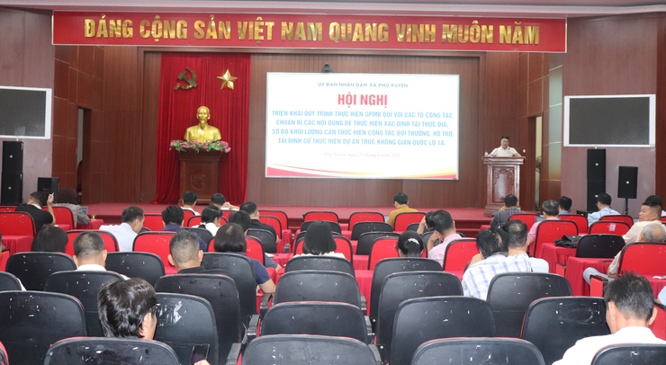Xã Phú Xuyên quyết liệt chuẩn bị mặt bằng Dự án trục không gian Quốc lộ 1A