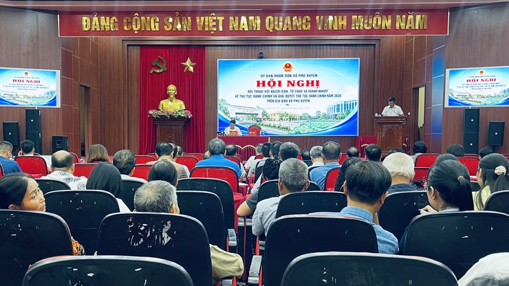 Xã Phú Xuyên đối thoại, tháo gỡ vướng mắc thủ tục hành chính cho người dân, doanh nghiệp