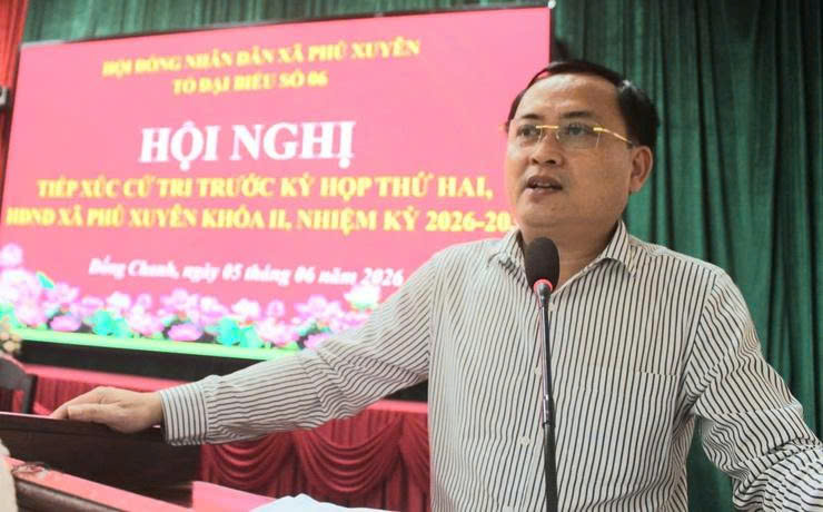 Cử tri xã Phú Xuyên gửi nhiều kiến nghị dân sinh trước Kỳ họp thứ hai HĐND xã