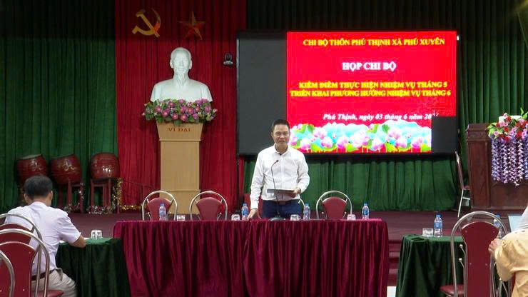 Xã Phú Xuyên nâng chất lượng sinh hoạt chi bộ, phát huy vai trò tiên phong của đảng viên