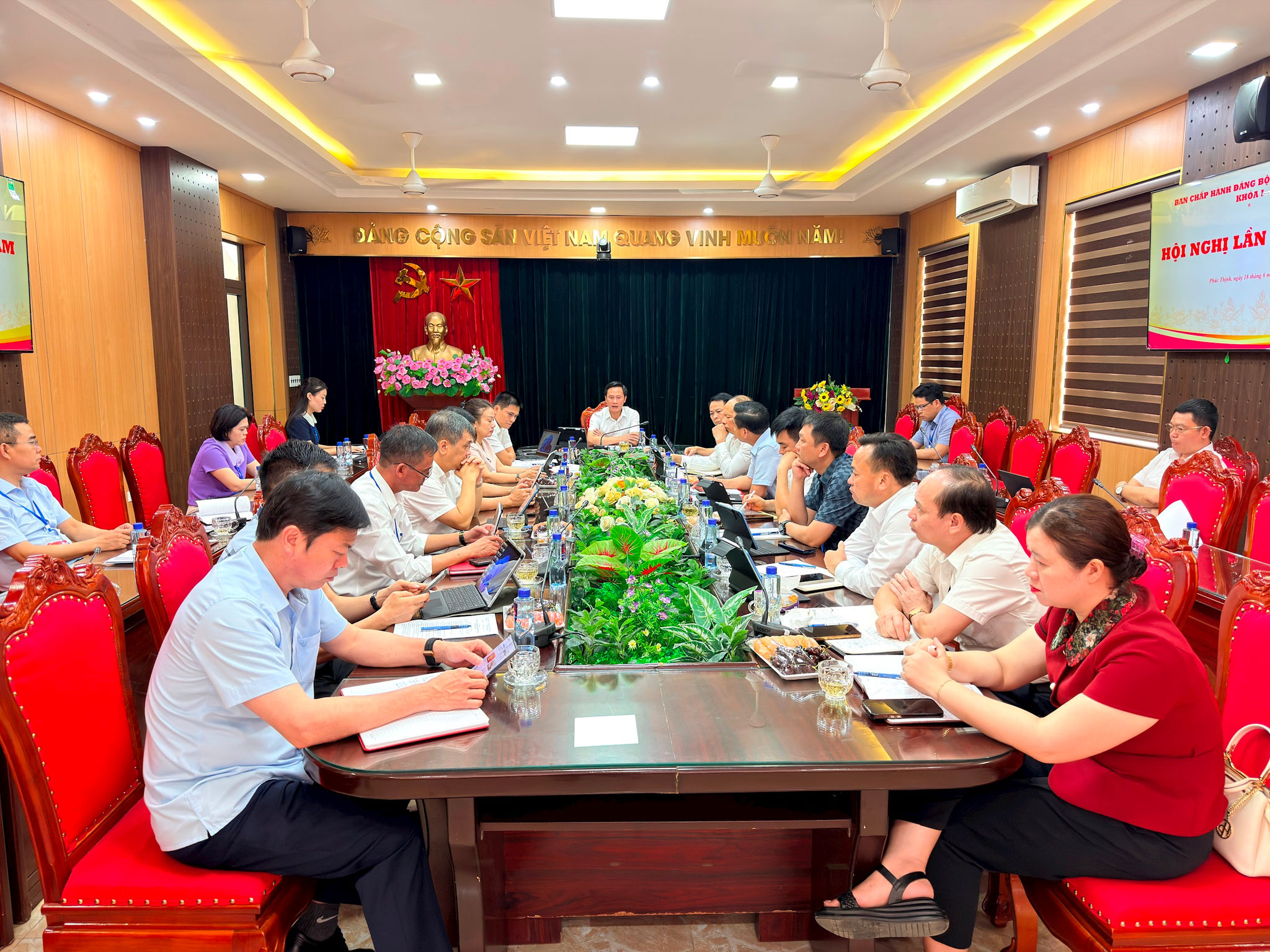 Xã Phúc Thịnh tập trung kiện toàn tổ chức cơ sở, chuẩn bị các nội dung trình HĐND xã