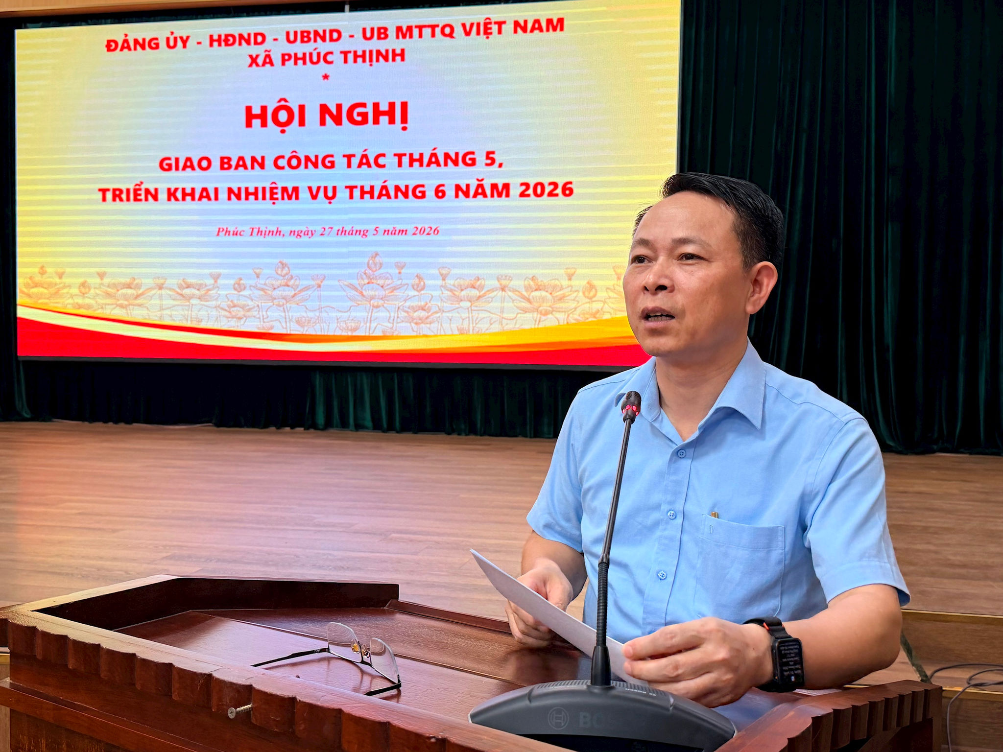 Xã Phúc Thịnh tăng tốc xử lý nhiệm vụ trọng điểm, tập trung những vấn đề sát dân sinh