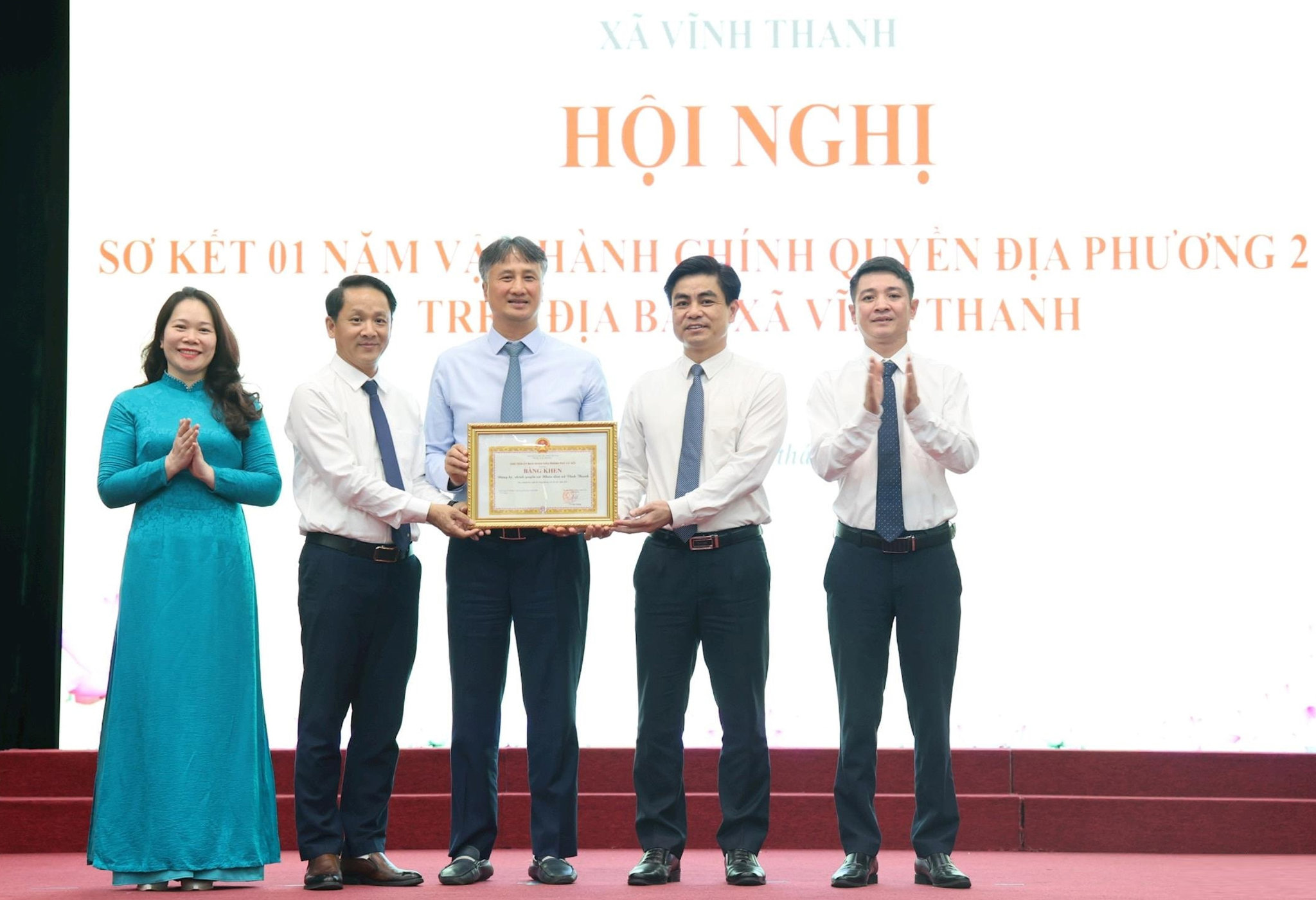Xã Vĩnh Thanh nâng hiệu quả quản trị sau một năm vận hành chính quyền địa phương hai cấp