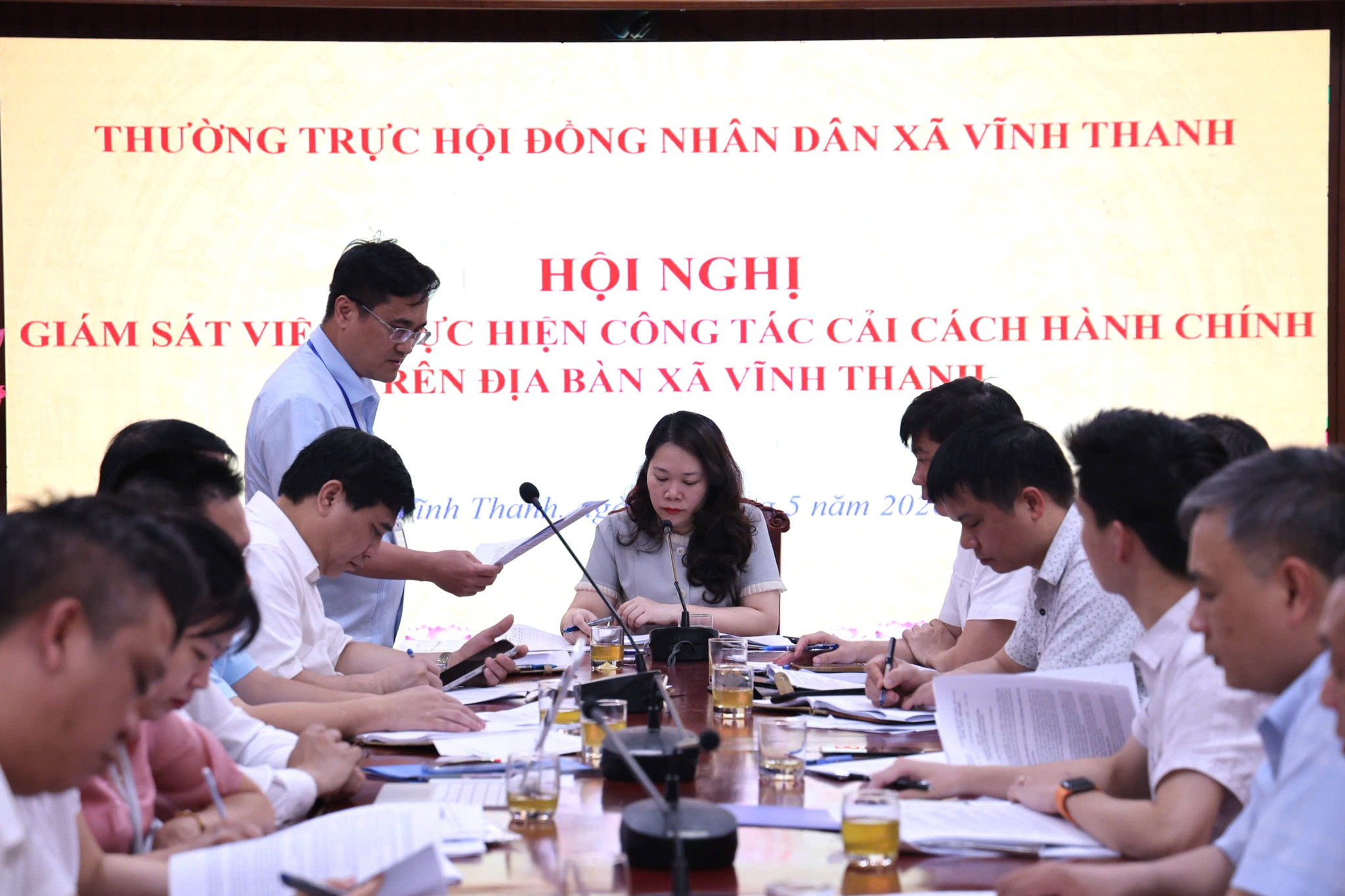 Xã Vĩnh Thanh lấy chất lượng phục vụ nhân dân làm thước đo cải cách hành chính