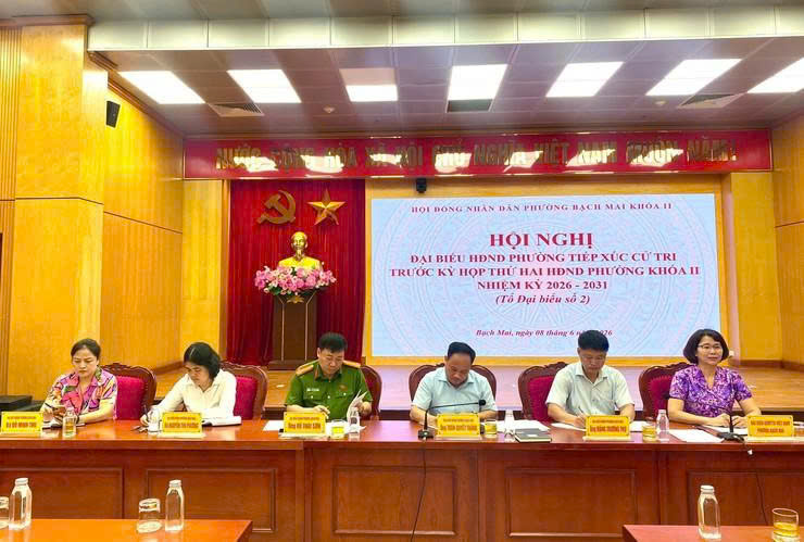 Phường Bạch Mai lắng nghe cử tri, tập trung kiến nghị về môi trường, đất đai và dự án dân sinh