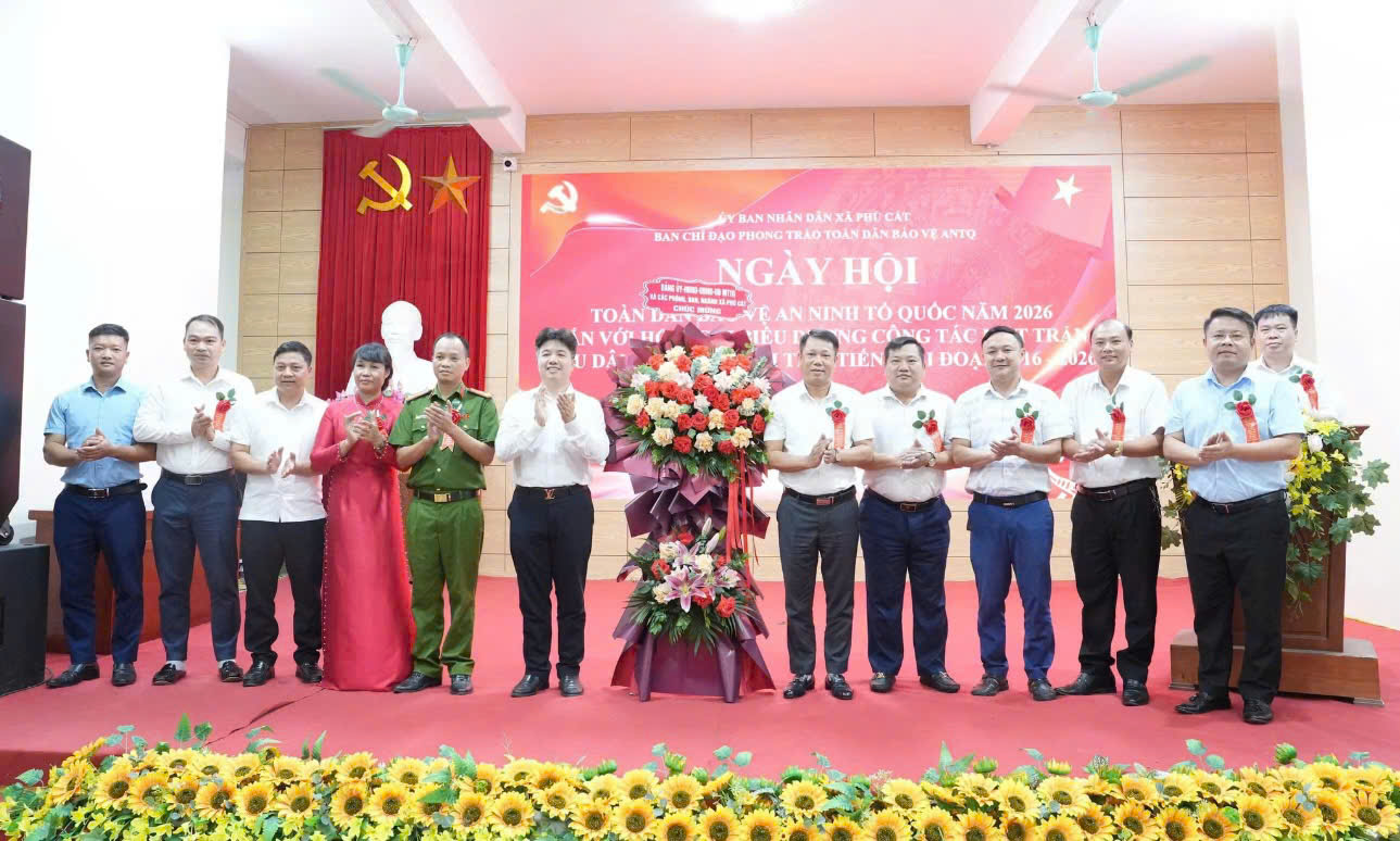 Xã Phú Cát phát huy sức mạnh nhân dân, xây chắc thế trận an ninh từ mỗi khu dân cư