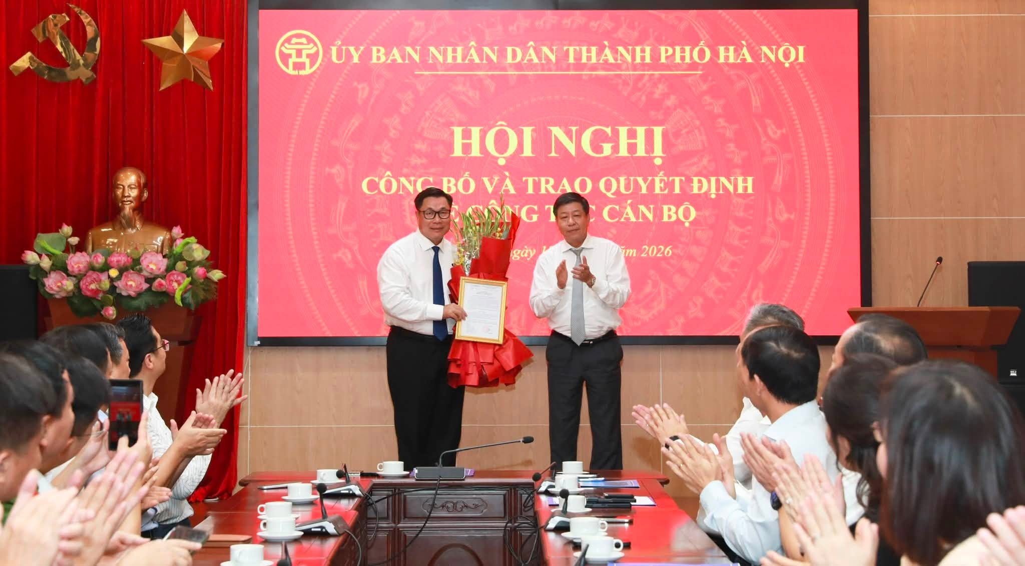 Bổ nhiệm đồng chí Nguyễn Quang Hiếu giữ chức Giám đốc Sở Nội vụ Hà Nội