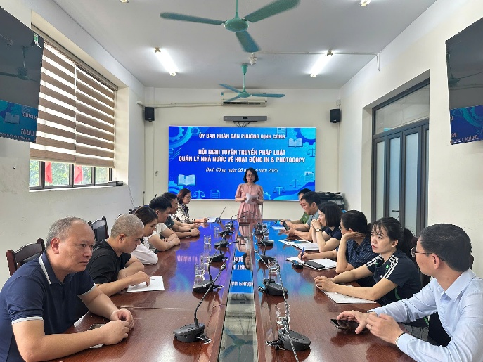 Phường Định Công chủ động phòng ngừa vi phạm từ cơ sở