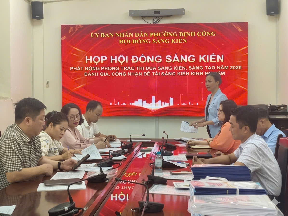Phường Định Công lan tỏa sức sáng tạo từ 207 sáng kiến giáo dục