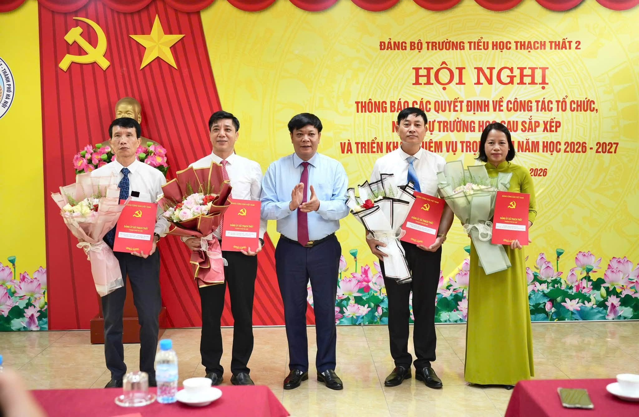 Xã Thạch Thất kiện toàn tổ chức Trường Tiểu học Thạch Thất 2, sẵn sàng cho năm học mới