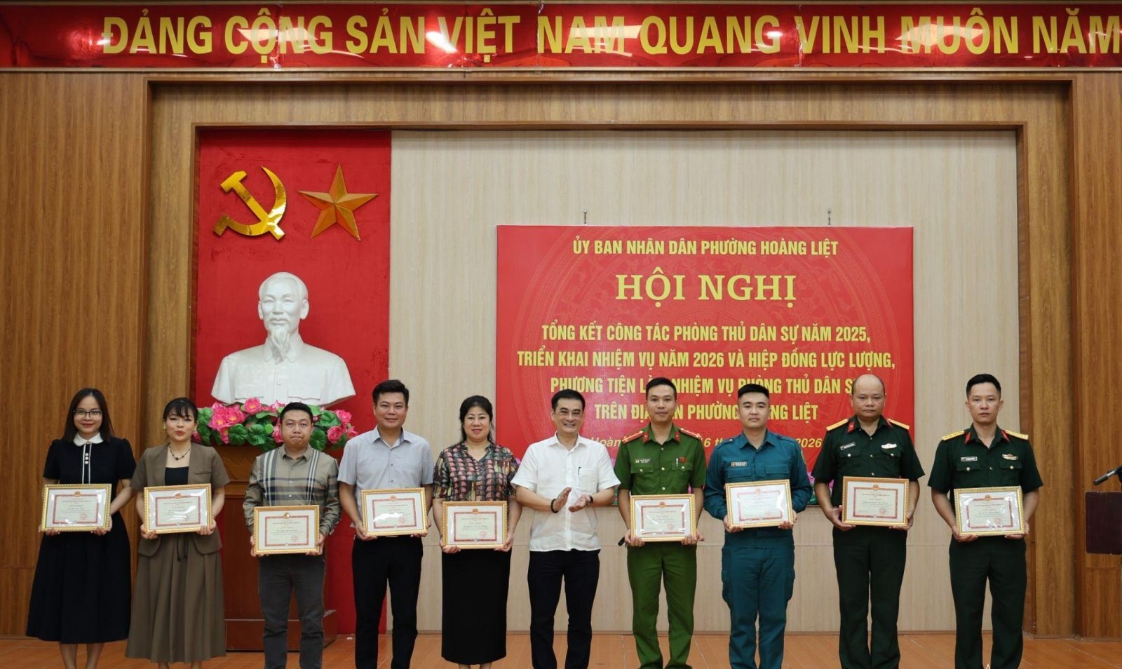 Phường Hoàng Liệt nâng cao năng lực phòng thủ dân sự, chủ động ứng phó các tình huống