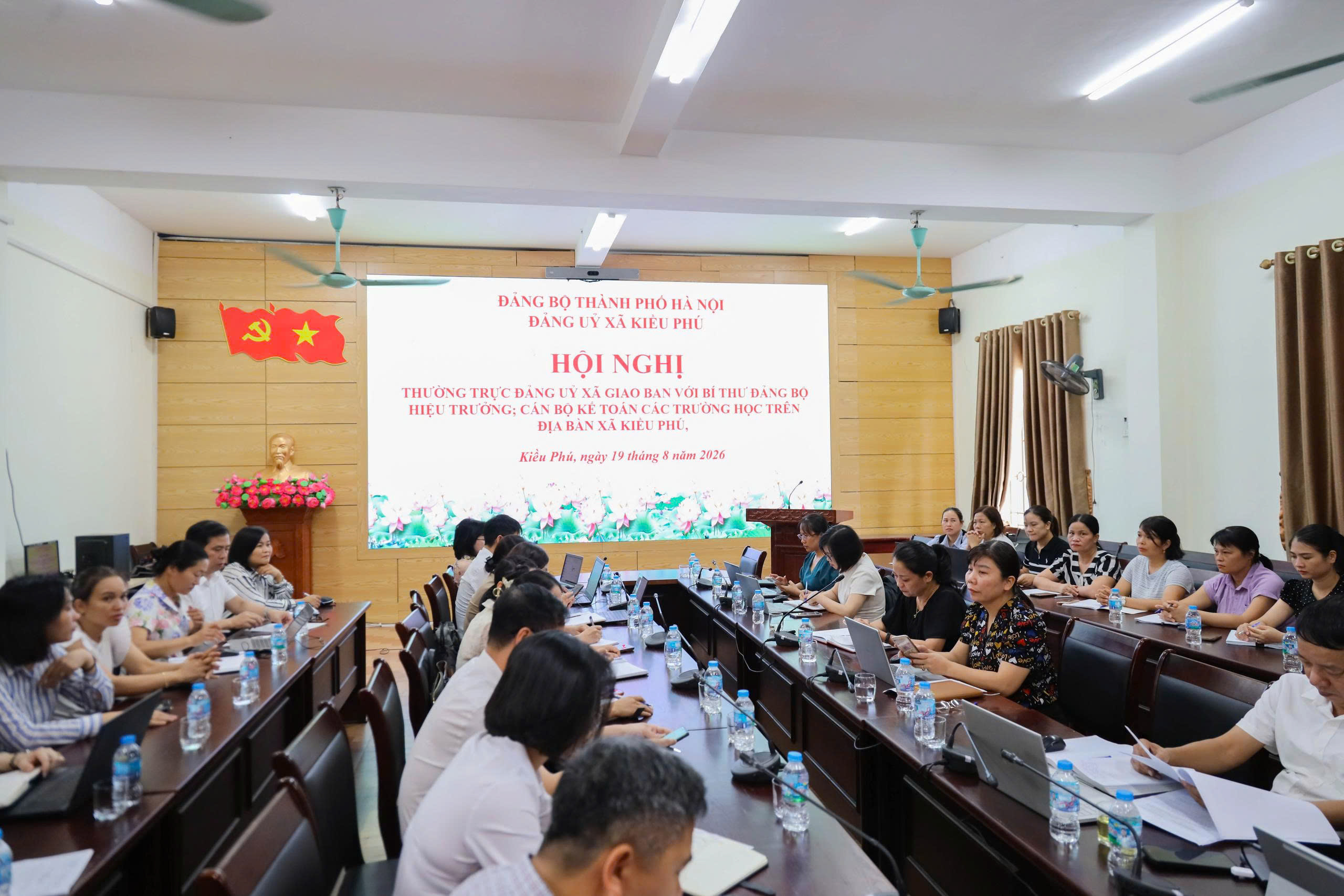 Xã Kiều Phú chủ động từ sớm, sẵn sàng cho năm học mới 2026-2027