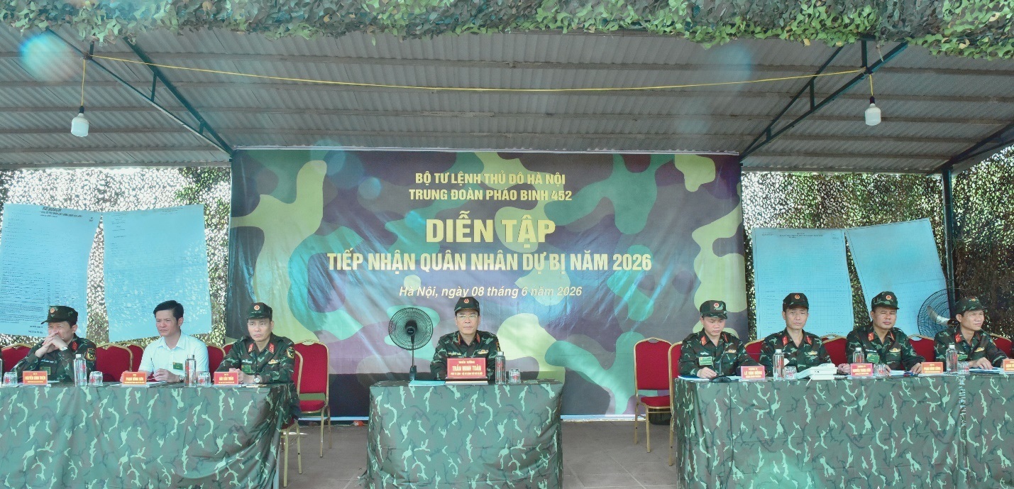 Xã Phú Xuyên phối hợp diễn tập tiếp nhận quân nhân dự bị, nâng cao khả năng sẵn sàng động viên