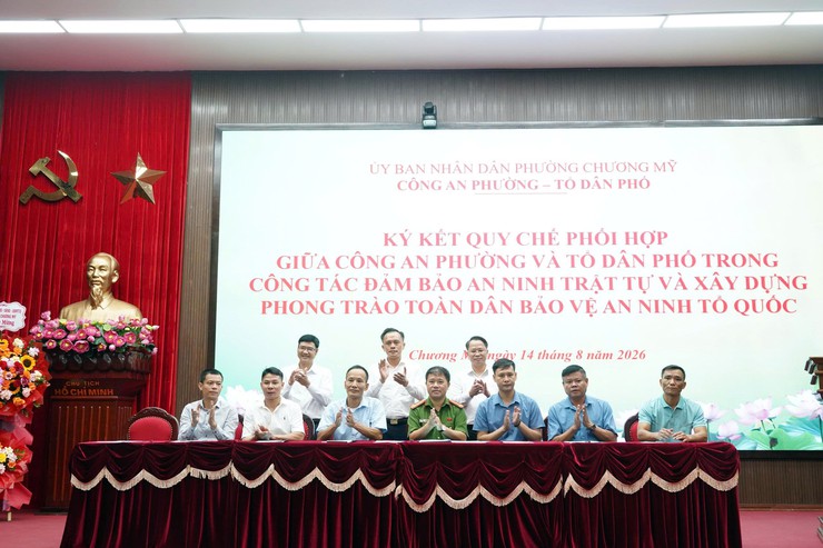 Phường Chương Mỹ phát huy sức mạnh nhân dân trong bảo đảm an ninh, trật tự