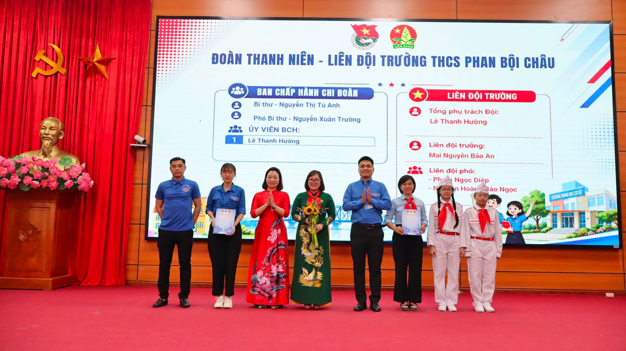 Phường Long Biên kiện toàn các tổ chức Đoàn, Đội, Chữ thập đỏ trong trường học