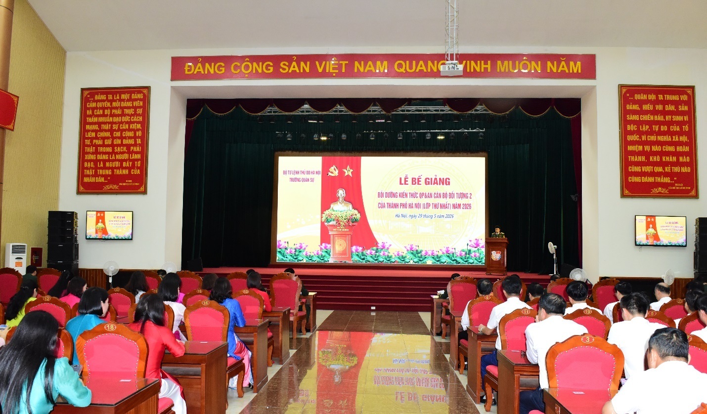 Hà Nội nâng cao năng lực quốc phòng, an ninh cho đội ngũ cán bộ chủ chốt