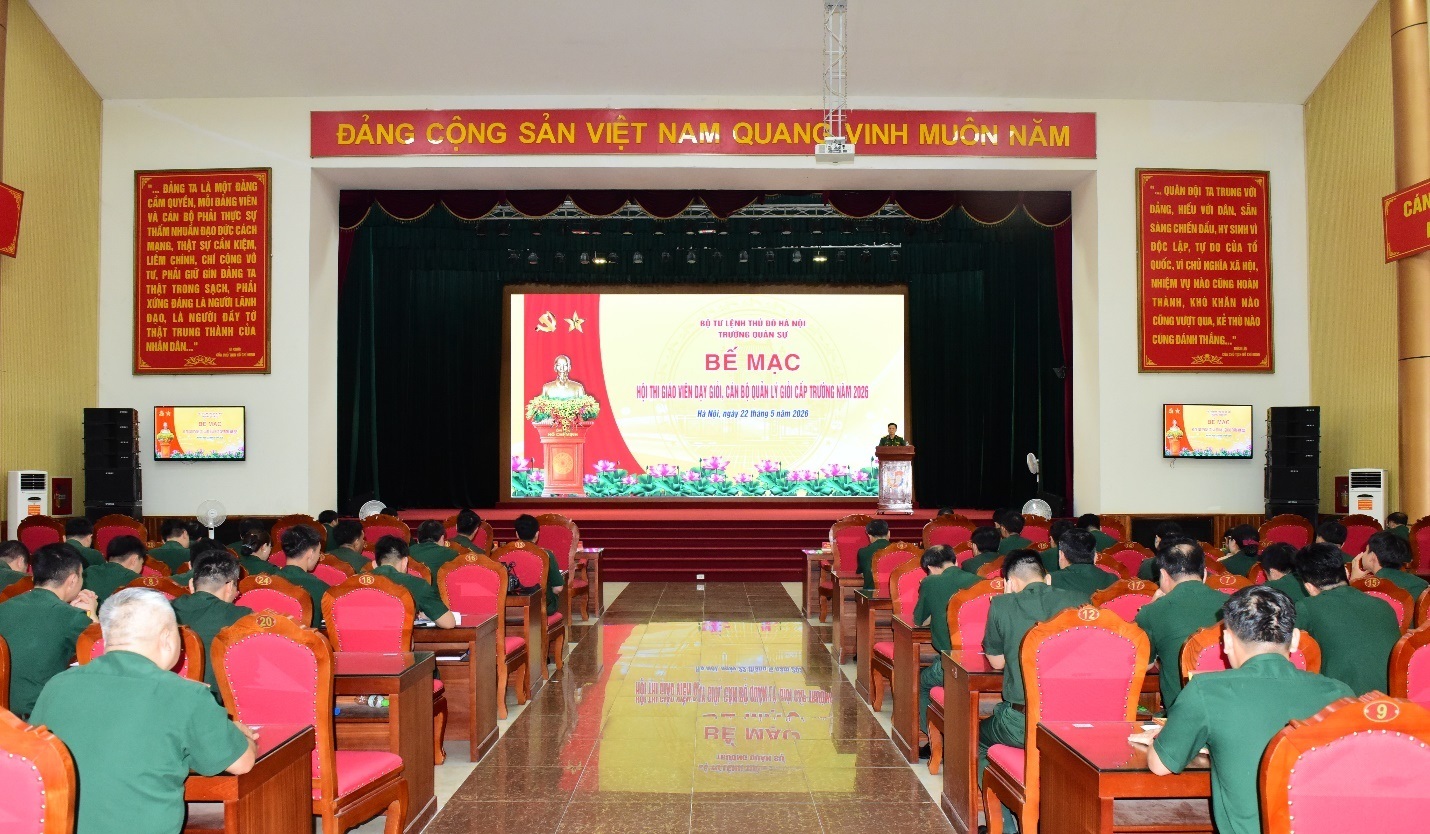 Trường Quân sự Bộ Tư lệnh Thủ đô Hà Nội nâng chất lượng đội ngũ cán bộ, giáo viên 