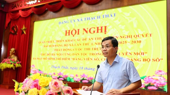 Xã Thạch Thất cụ thể hóa Nghị quyết Đại hội bằng những nhiệm vụ chiến lược