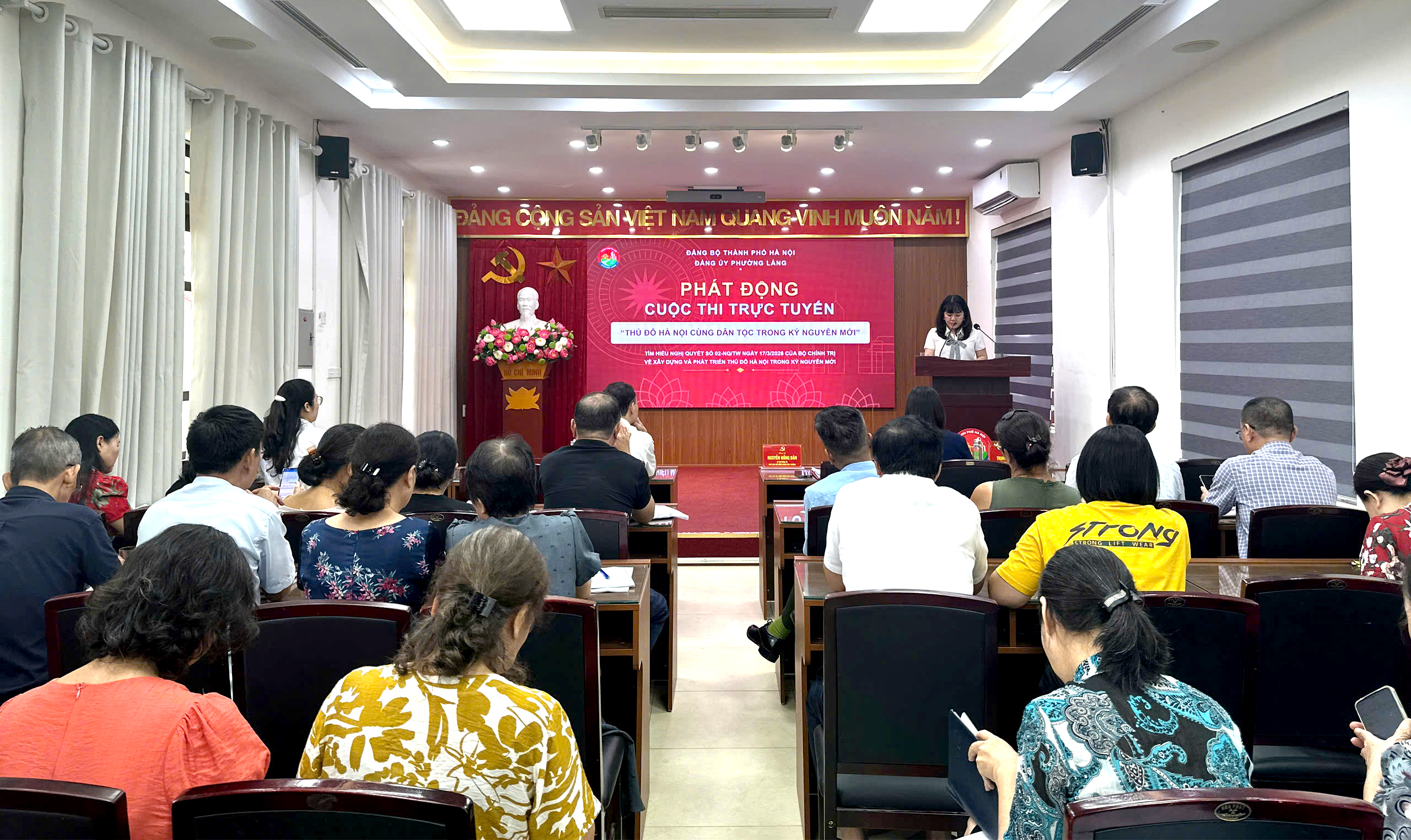 Phường Láng lan tỏa tinh thần hưởng ứng Cuộc thi “Thủ đô Hà Nội cùng dân tộc trong kỷ nguyên mới”