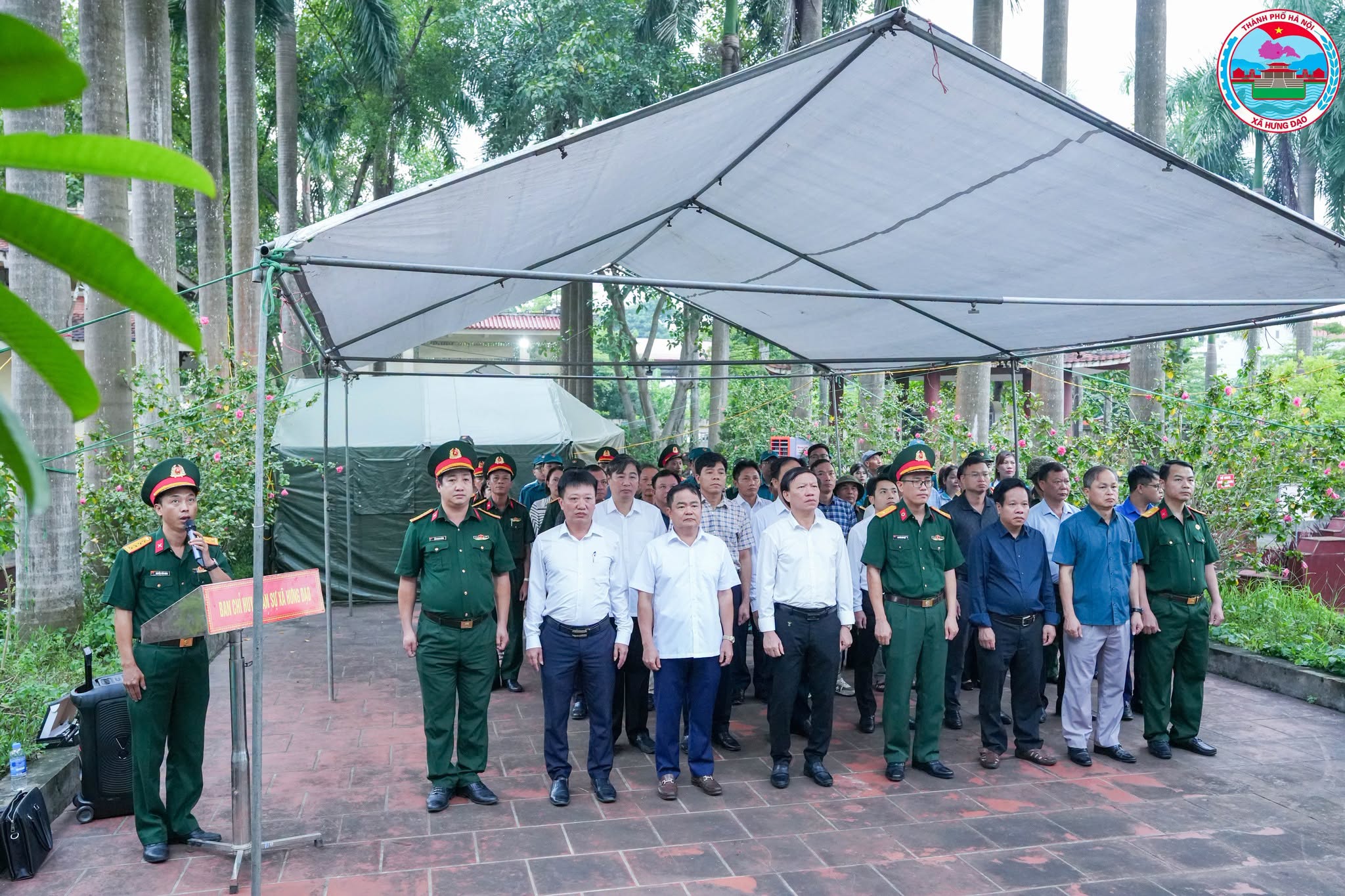 Xã Hưng Đạo lấy mẫu 18 phần mộ liệt sĩ chưa xác định thông tin phục vụ giám định ADN