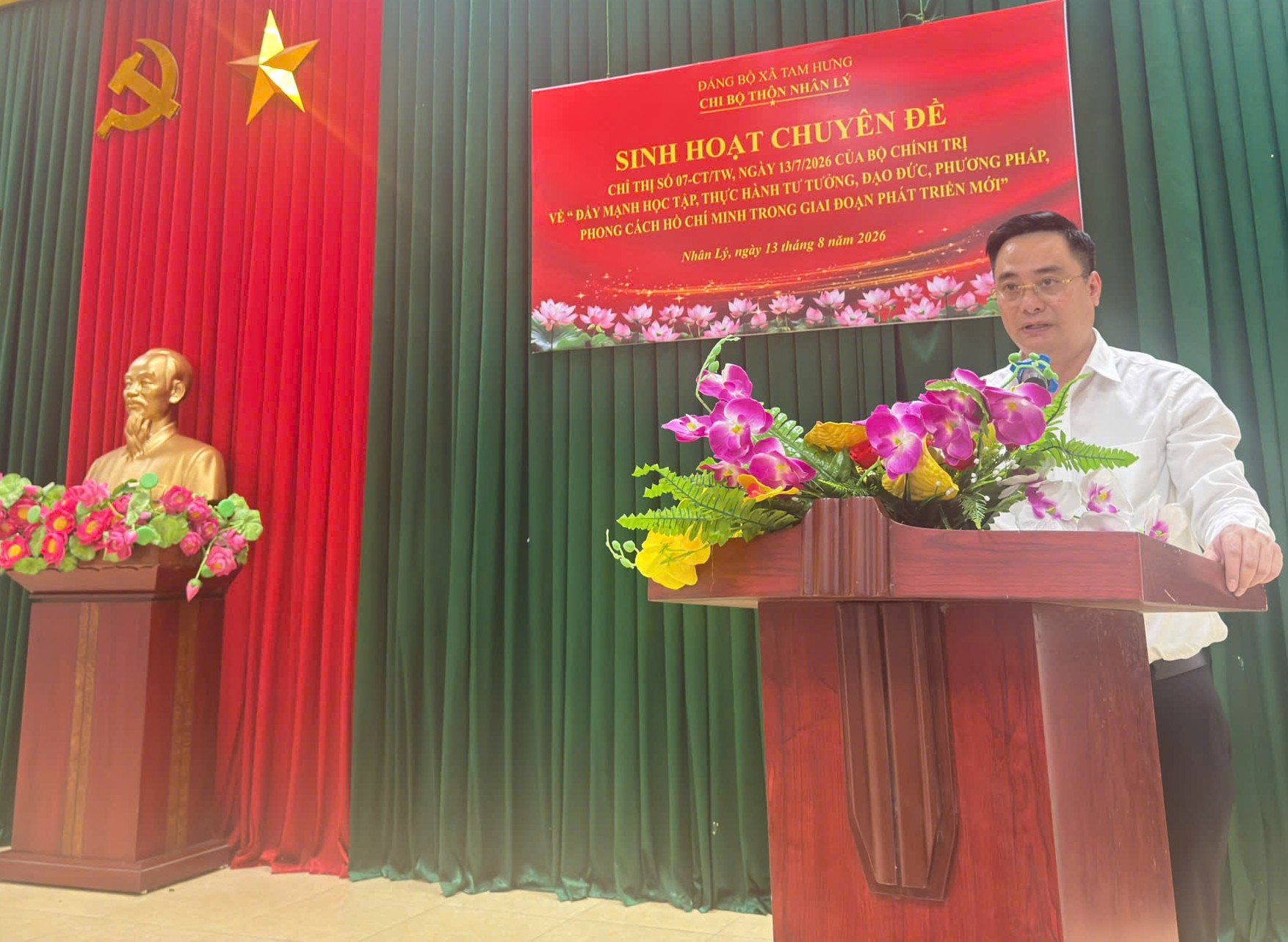 Xã Tam Hưng đưa việc học và làm theo Bác vào từng nhiệm vụ cụ thể ở cơ sở