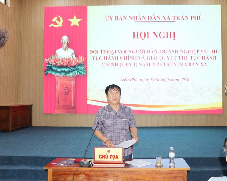 Xã Trần Phú lắng nghe người dân, doanh nghiệp để nâng chất lượng phục vụ hành chính