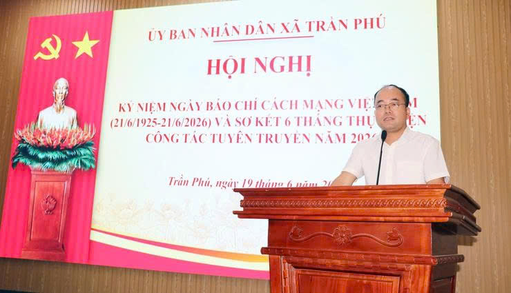 Xã Trần Phú đổi mới mạnh mẽ công tác thông tin, tuyên truyền trong kỷ nguyên số