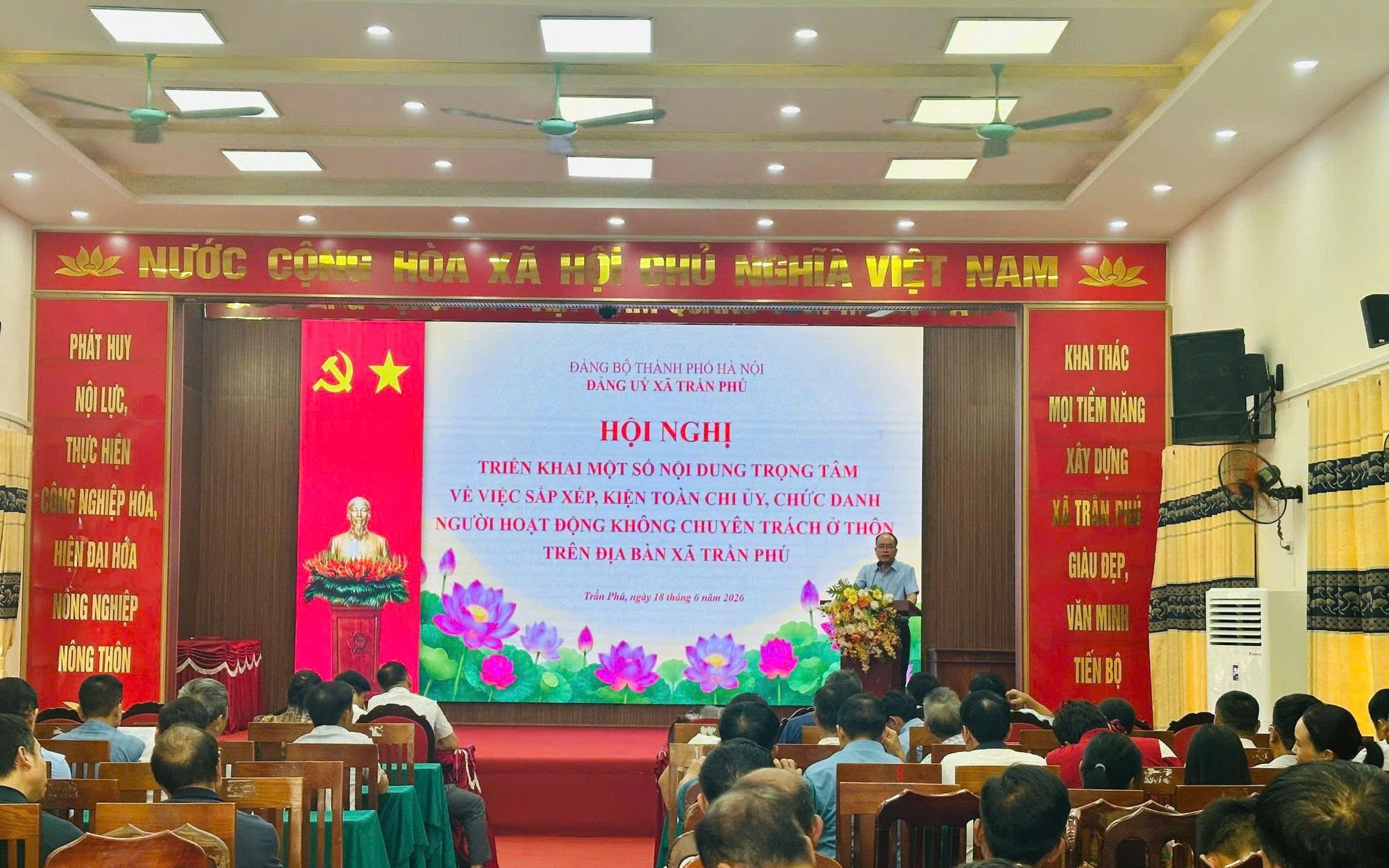Xã Trần Phú tạo đồng thuận trong kiện toàn tổ chức, đội ngũ cán bộ ở thôn