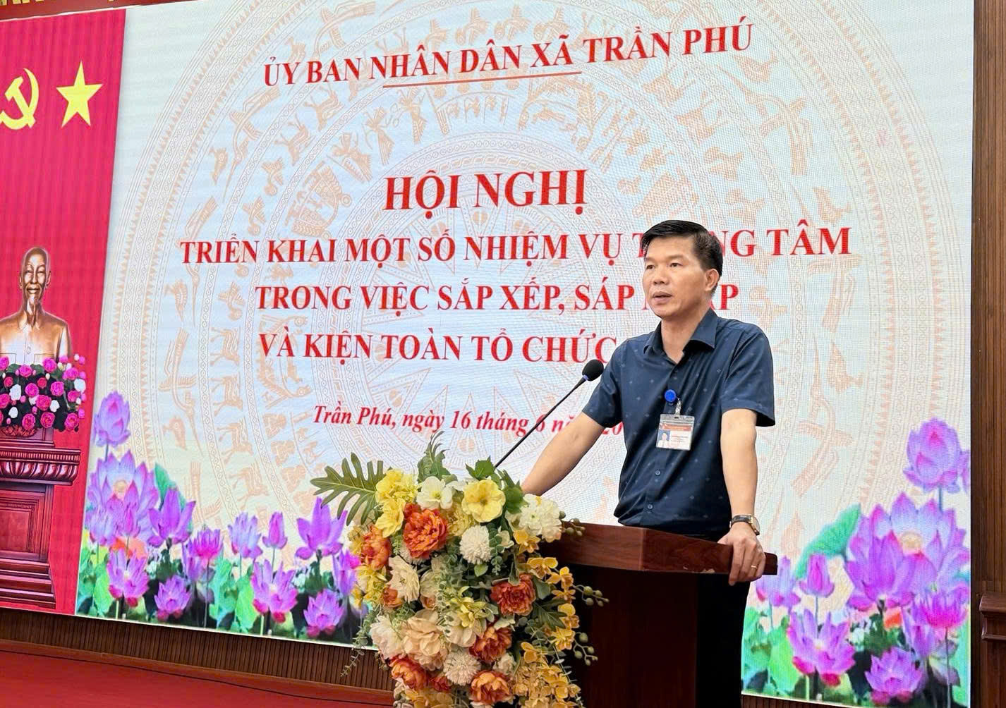 Xã Trần Phú dự kiến giảm từ 32 xuống 15 thôn, hướng tới tổ chức địa bàn dân cư tinh gọn, hợp lý, nâng cao hiệu quả hoạt động