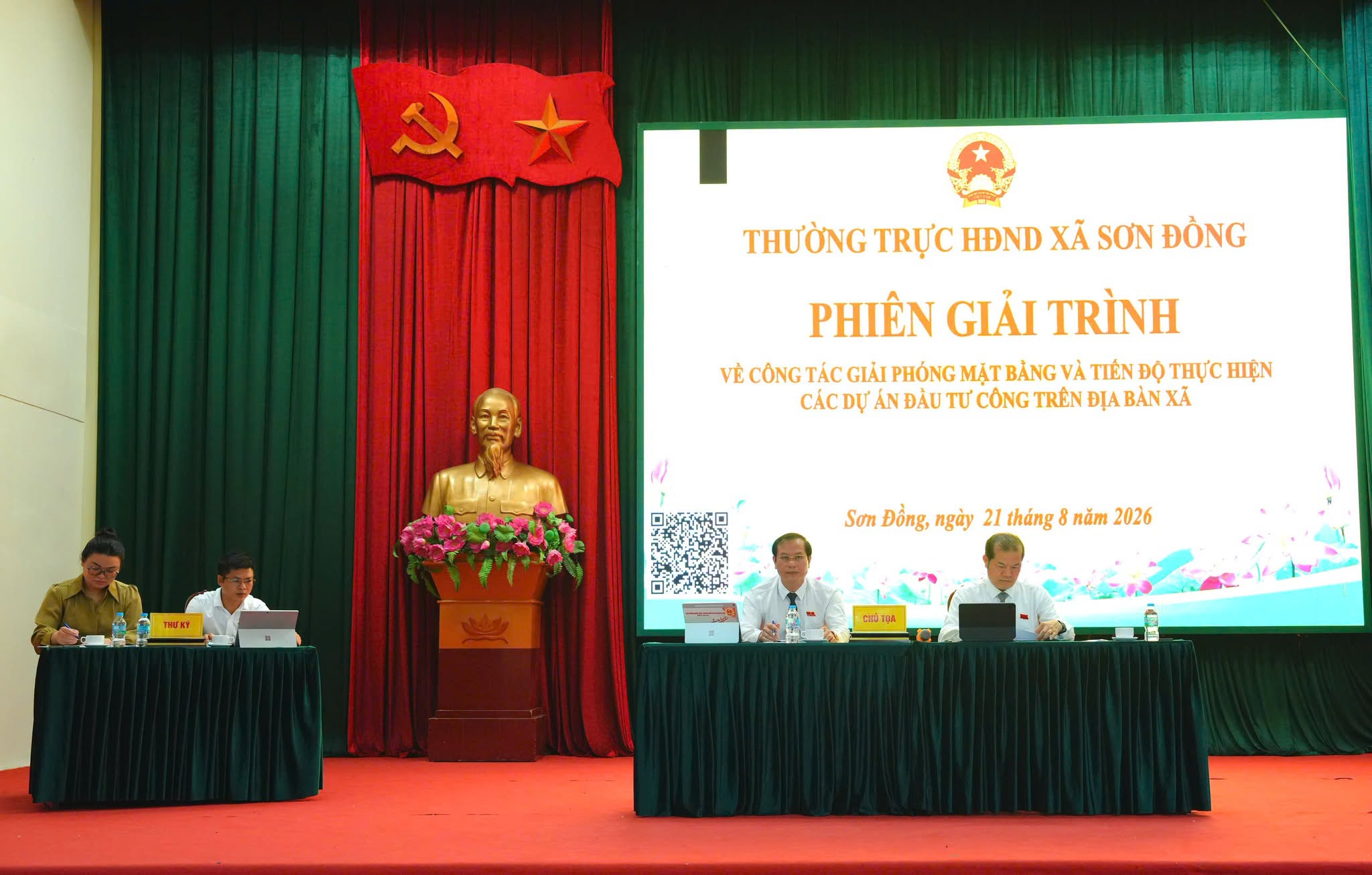 Xã Sơn Đồng tháo gỡ điểm nghẽn giải phóng mặt bằng, thúc tiến độ các dự án đầu tư công