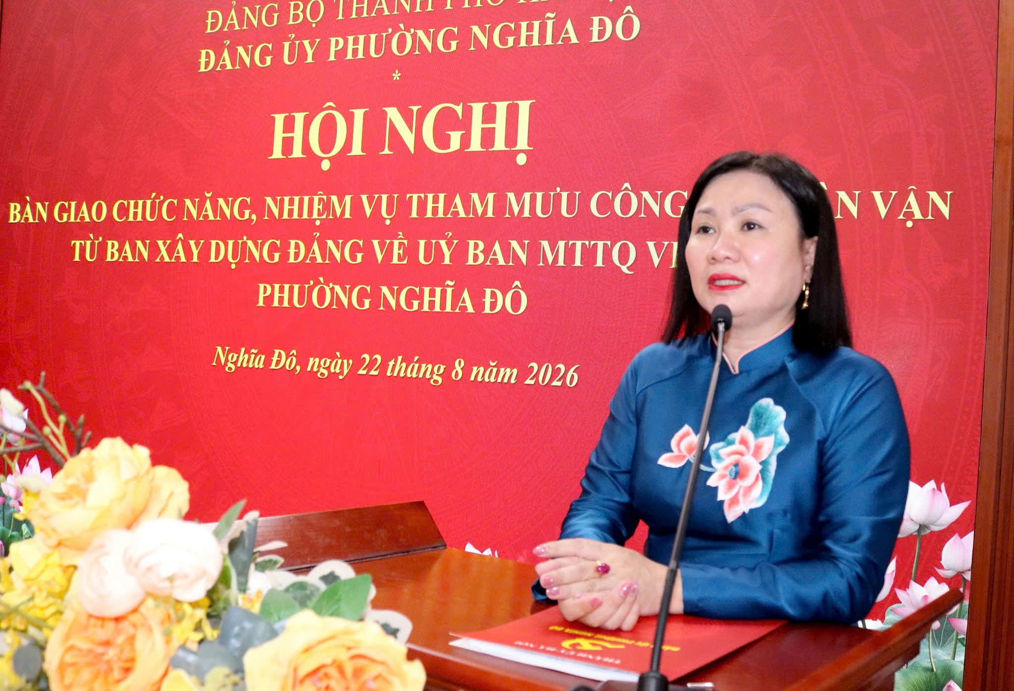 Phường Nghĩa Đô kiện toàn đầu mối tham mưu, nâng cao hiệu quả công tác dân vận