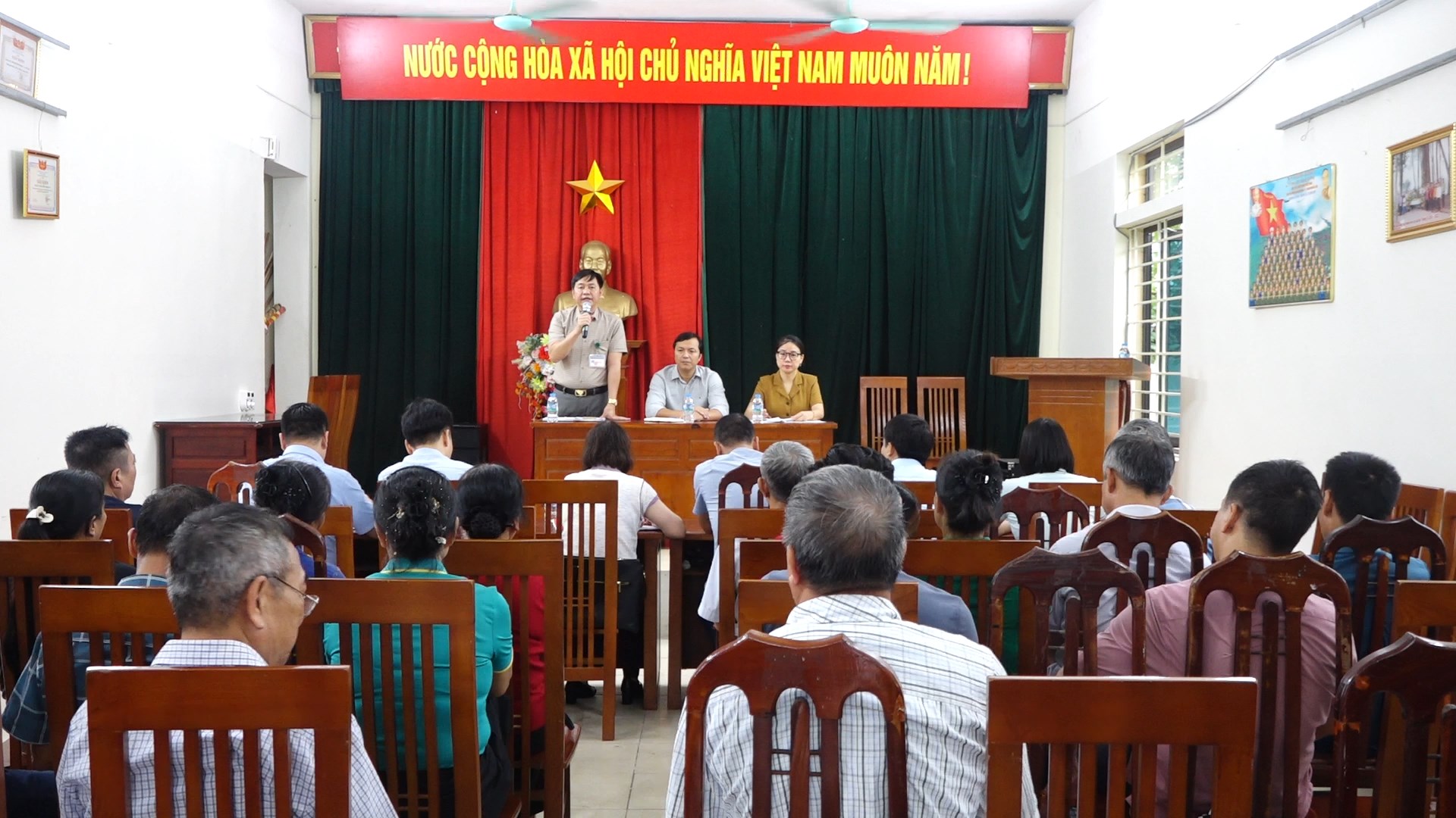 Xã Vật Lại phát huy vai trò tiên phong của đảng viên, tạo đồng thuận trong giải phóng mặt bằng dự án Nghĩa trang Yên Kỳ