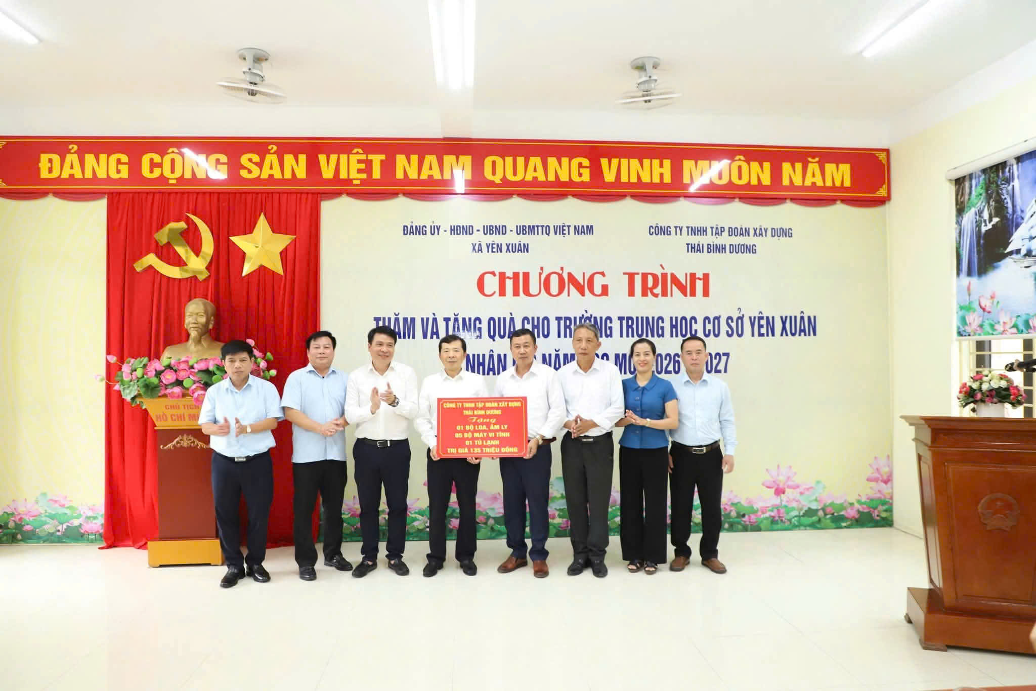 Xã Yên Xuân đồng hành cùng các nhà trường, tiếp sức cho năm học mới