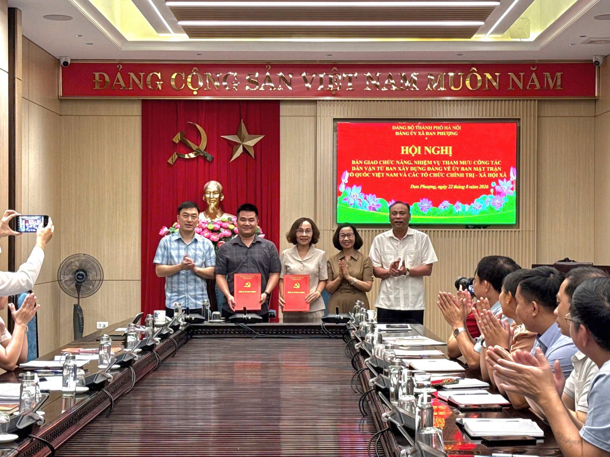 Xã Đan Phượng kiện toàn đầu mối tham mưu, nâng chất lượng công tác dân vận từ cơ sở
