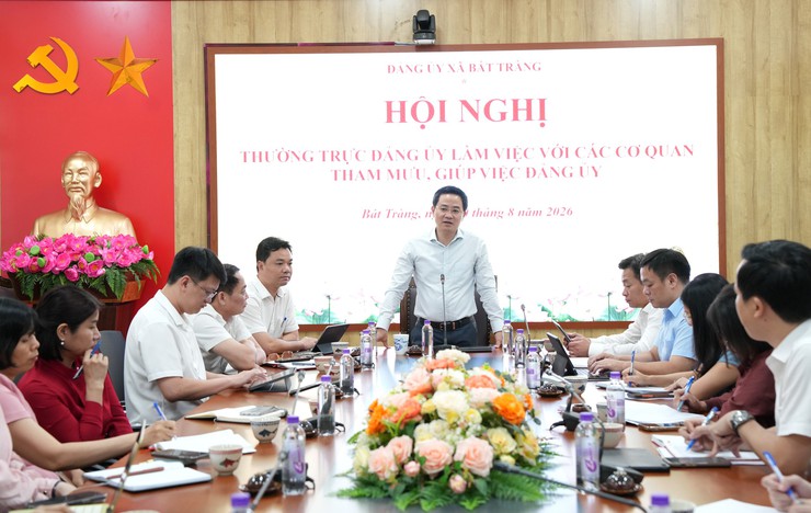 Xã Bát Tràng nâng chất lượng tham mưu, siết kỷ cương thực hiện nhiệm vụ những tháng cuối năm