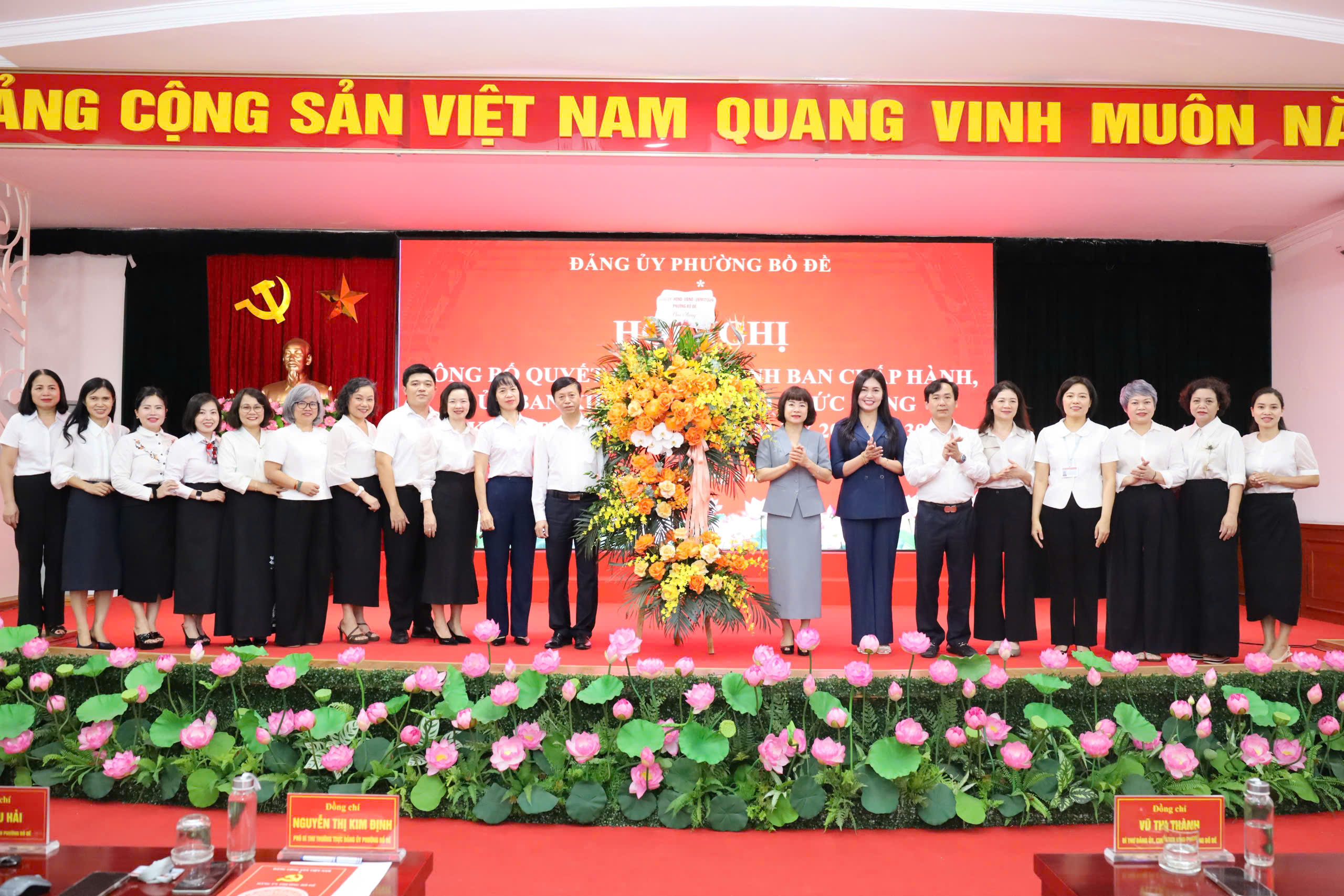 Phường Bồ Đề kiện toàn cấp ủy các trường học, củng cố hạt nhân lãnh đạo sau sắp xếp
