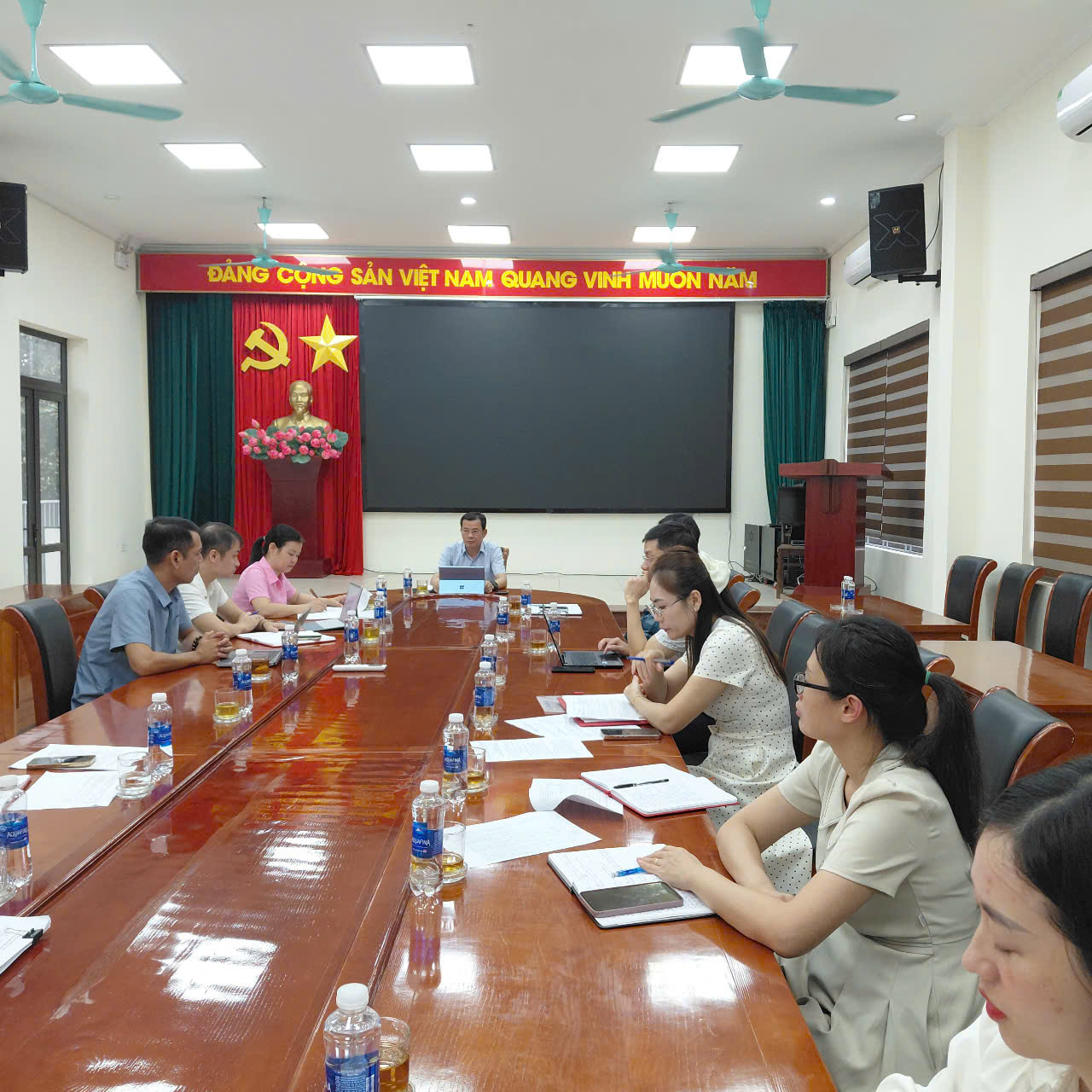 Xã Đoài Phương nâng cao hiệu quả công tác giám sát, trực tiếp tháo gỡ vướng mắc cho tổ chức đảng sau sắp xếp