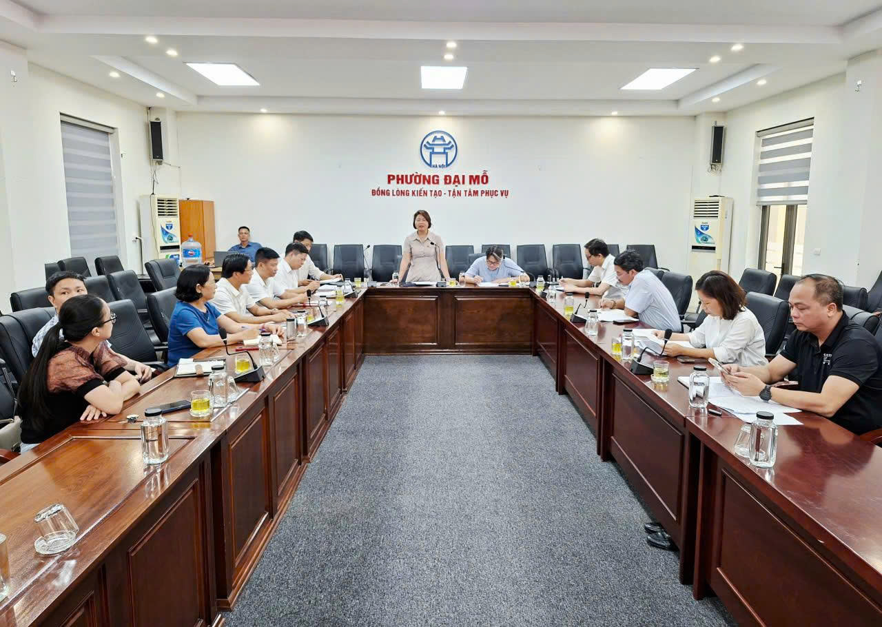 Phường Đại Mỗ rà soát mạng lưới điểm trông giữ xe, tìm giải pháp giảm áp lực hạ tầng đô thị