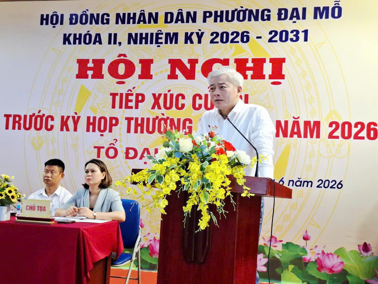 Phường Đại Mỗ lắng nghe từ cơ sở, thúc đẩy giải quyết những vấn đề dân sinh cử tri quan tâm