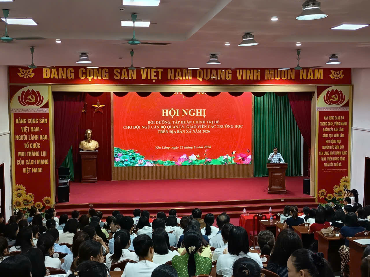 Xã Yên Lãng: Nâng cao bản lĩnh chính trị cho đội ngũ giáo viên