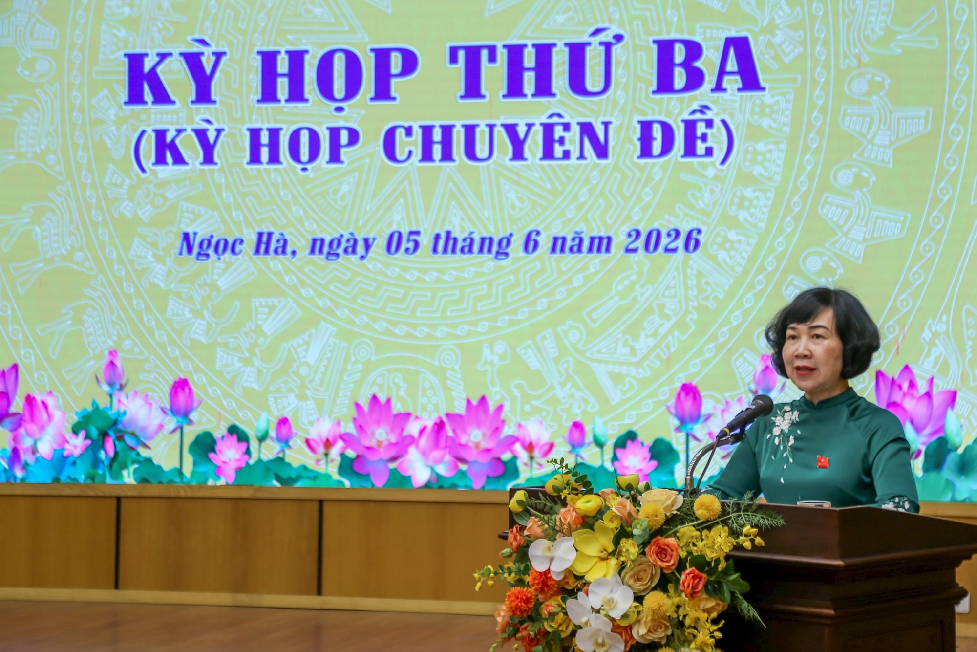 Phường Ngọc Hà kiện toàn nhân sự chủ chốt, đồng chí Đỗ Thị Duy Nhiên được bầu làm Chủ tịch HĐND phường