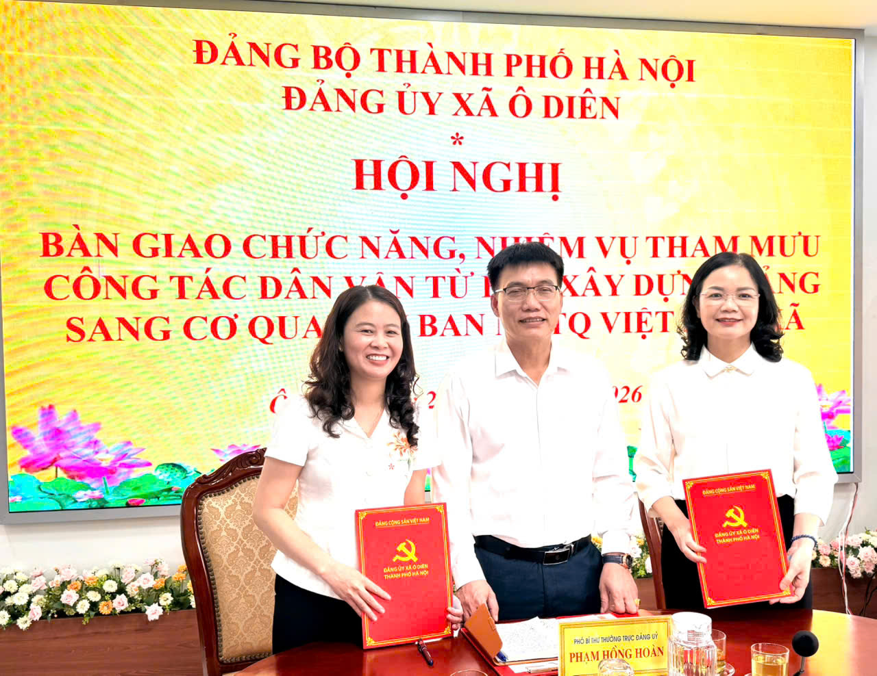 Xã Ô Diên kiện toàn đầu mối công tác dân vận, nâng cao hiệu quả hoạt động từ cơ sở