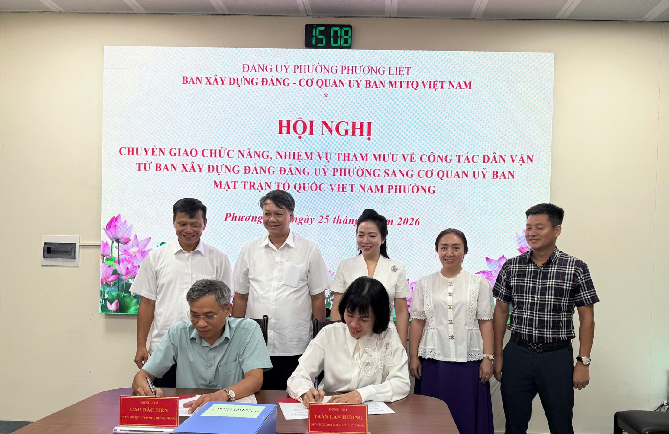 Phường Phương Liệt kiện toàn đầu mối tham mưu, nâng cao hiệu quả công tác dân vận
