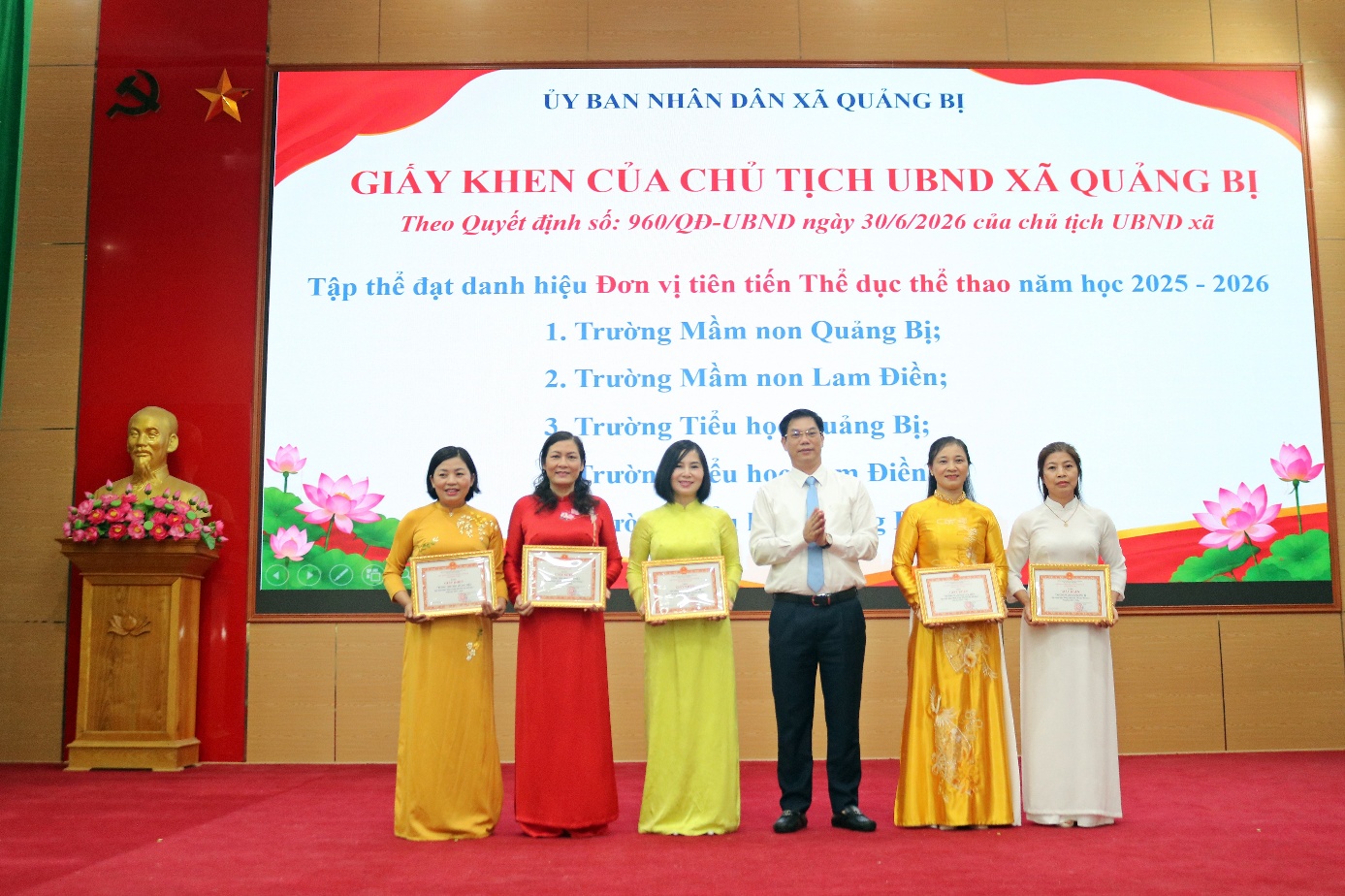 Xã Quảng Bị: Đổi mới công tác quản lý, nâng cao chất lượng, kiến tạo môi trường giáo dục hiện đại