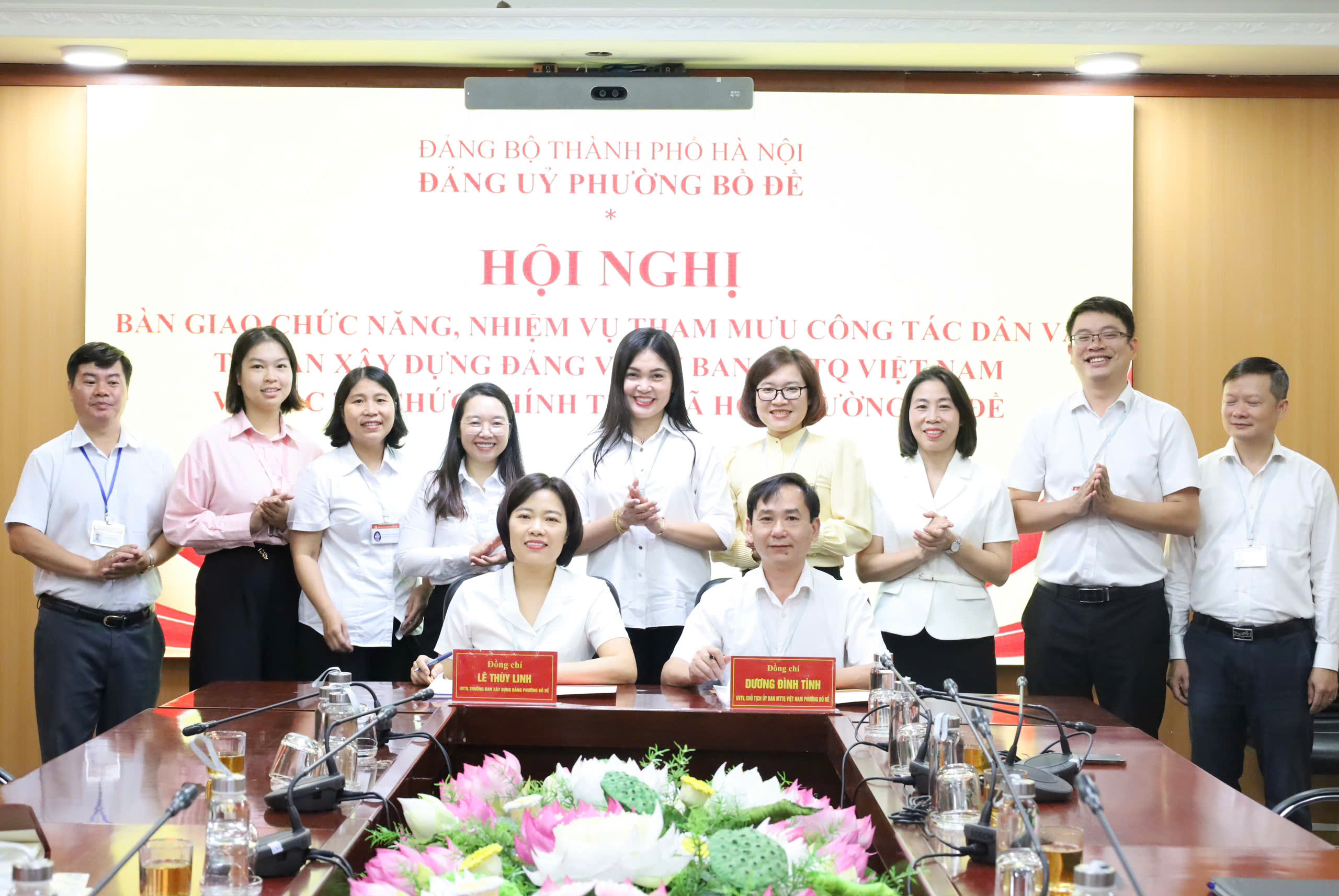 Phường Bồ Đề kiện toàn công tác dân vận, bảo đảm không trống địa bàn, trống nhiệm vụ