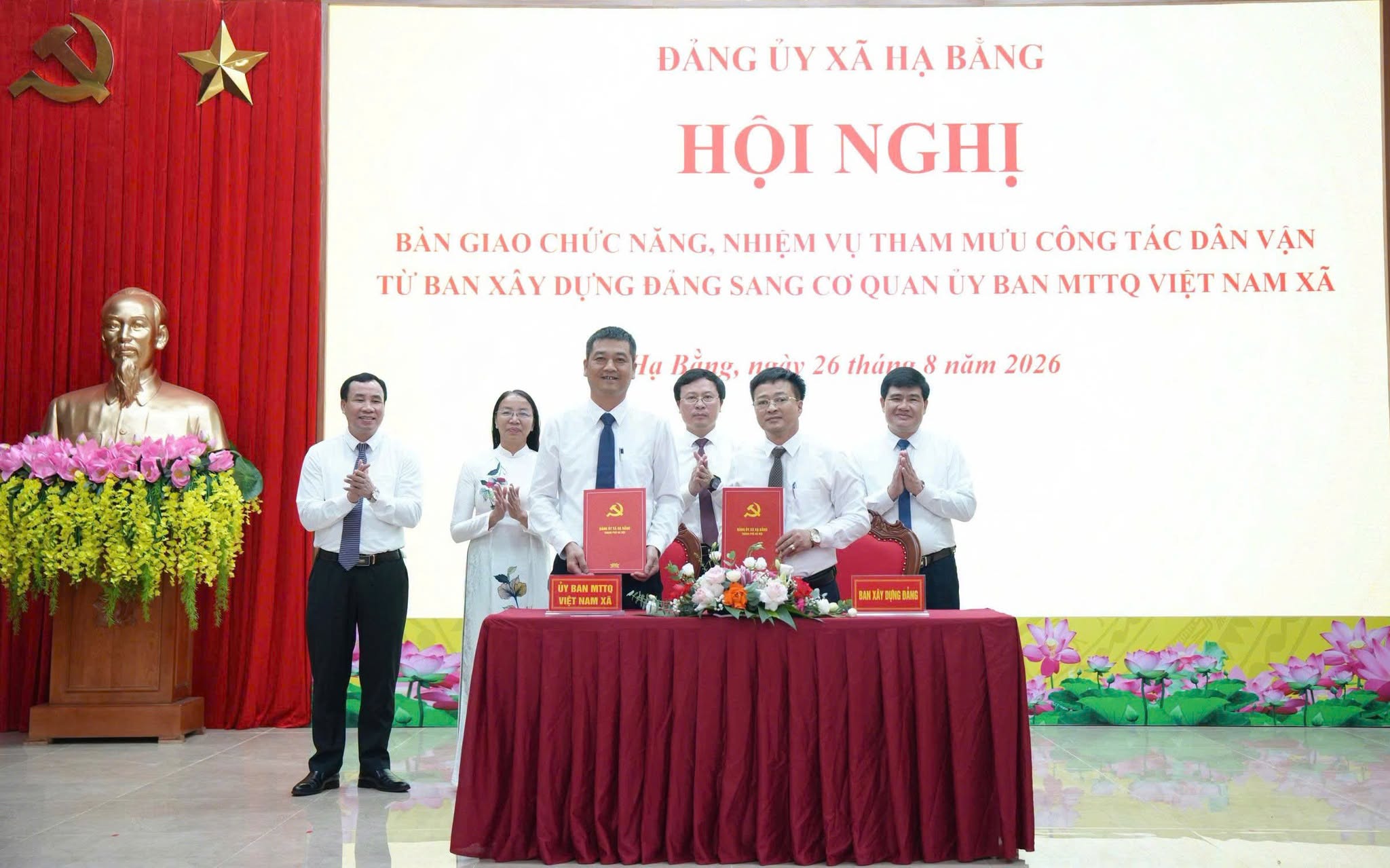 Xã Hạ Bằng chuyển giao công tác dân vận, tăng cường kết nối với nhân dân từ cơ sở