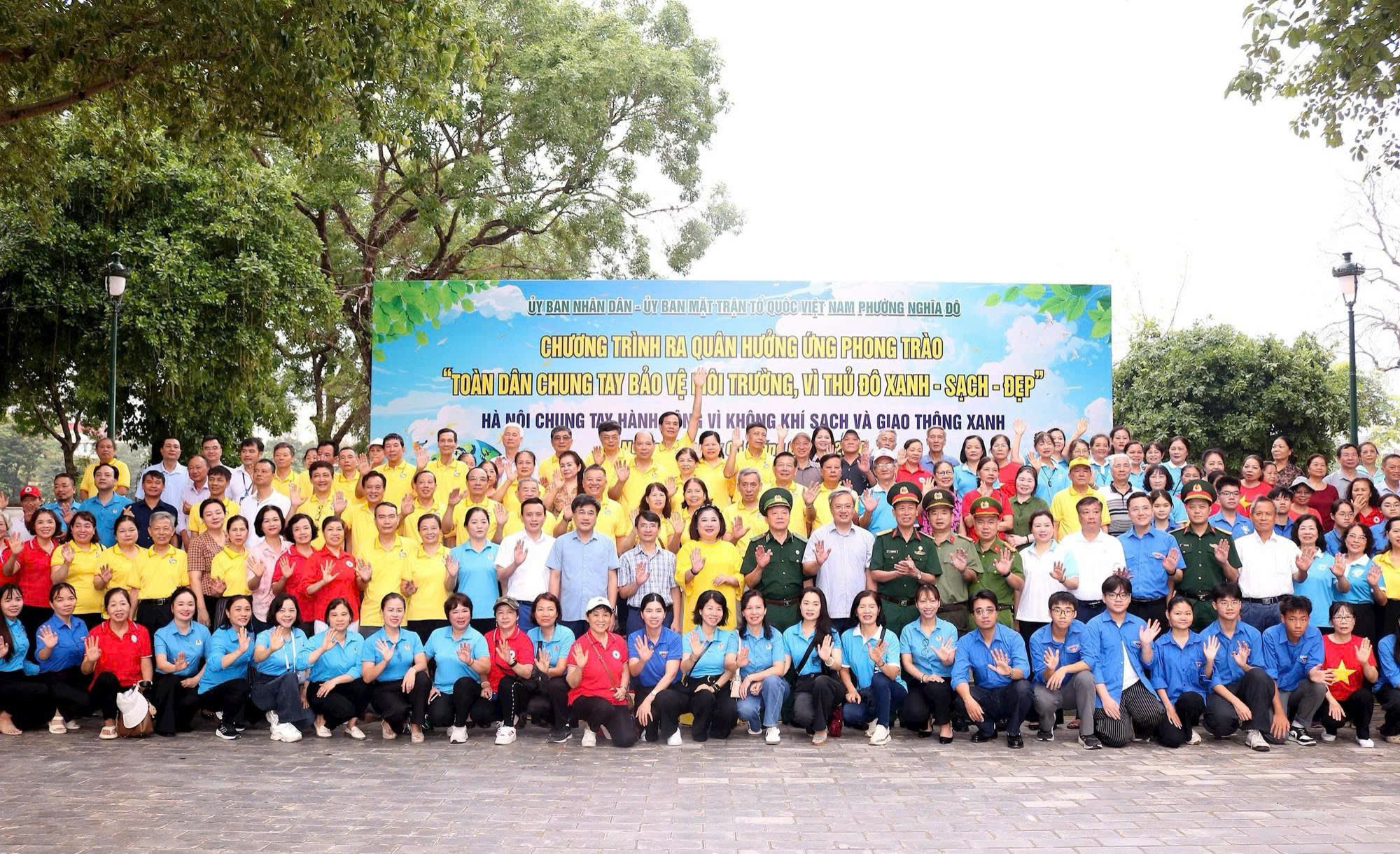 Phường Nghĩa Đô lan tỏa hành động xanh, chung tay cải thiện chất lượng không khí