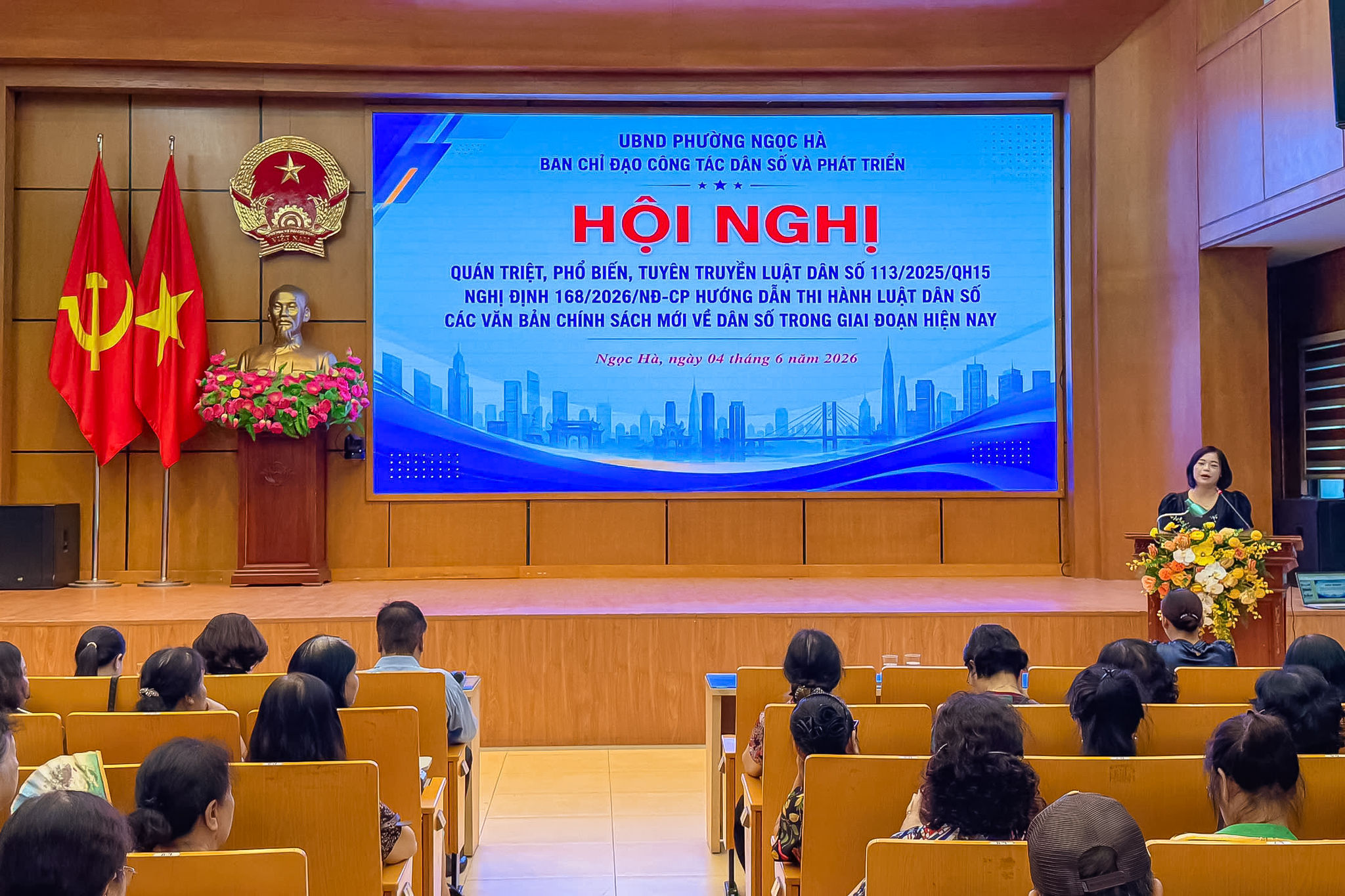 Phường Ngọc Hà cập nhật chính sách dân số, chủ động thích ứng những chuyển dịch mới