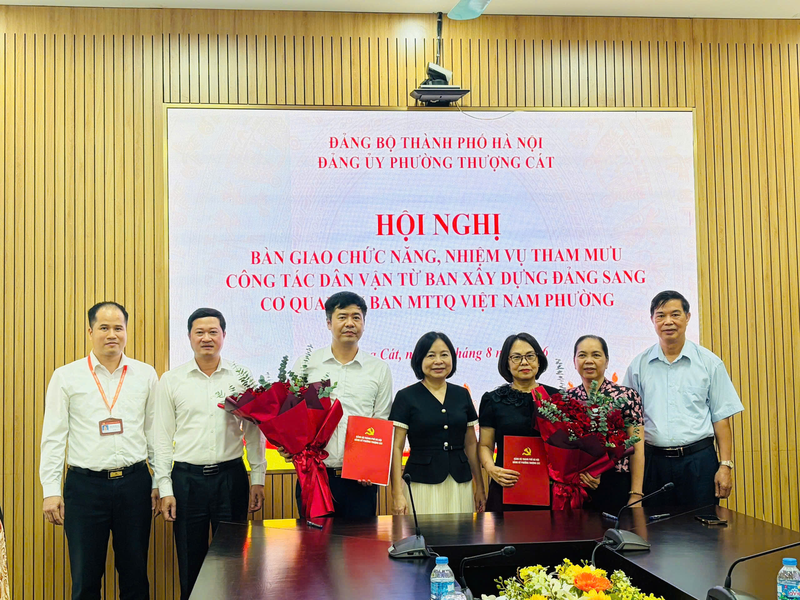 Phường Thượng Cát chuyển giao nhiệm vụ dân vận, phát huy vai trò MTTQ ở cơ sở